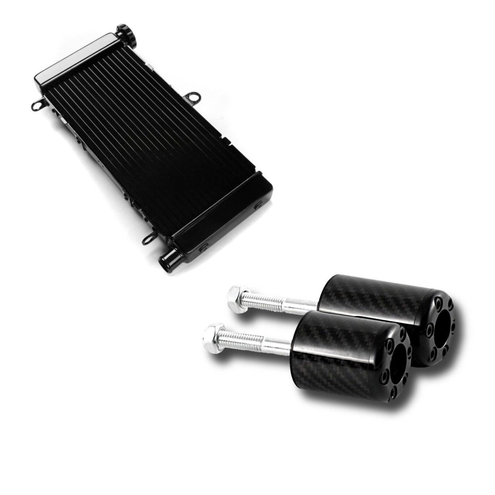 Zaddox Motor-Schutzhülle Set Wasserkühler + Sturzpads S6