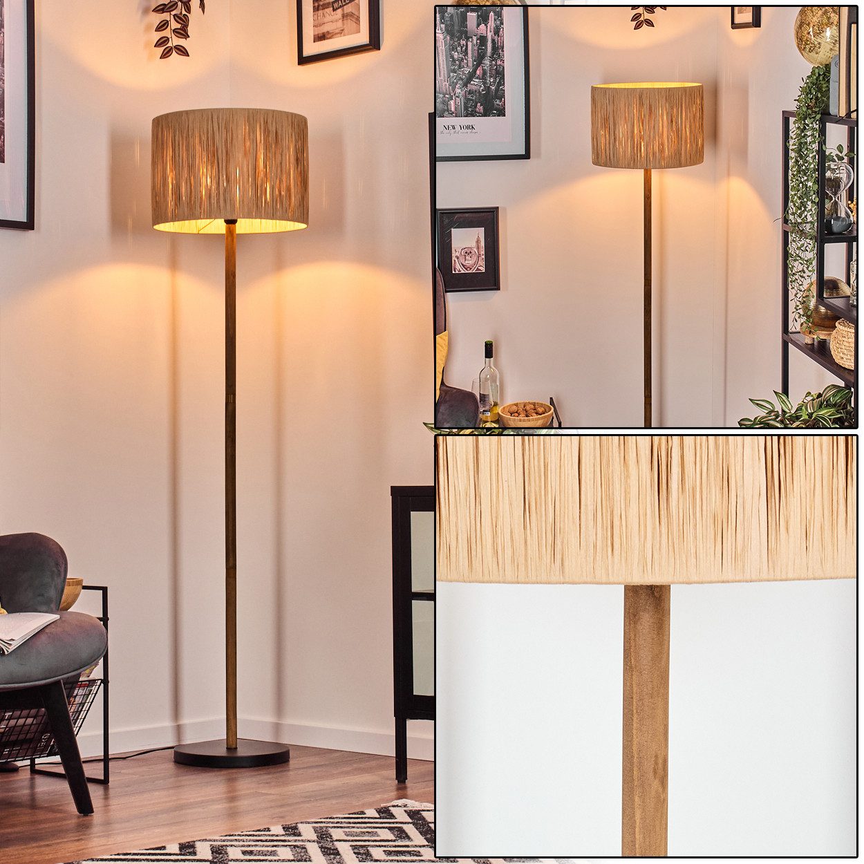 Stehlampe Stehlampe im skandinavischen Design