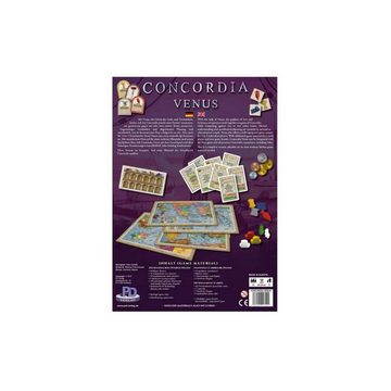 PD-Verlag Spiel, Familienspiel PDV09722 - Venus - Concordia, für 2-6 Spieler, ab 12 Jahren, Strategiespiel