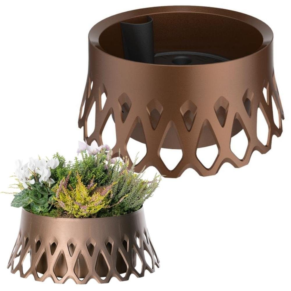 GarPet Pflanzschale Grabschale Roseta Selbstbewässerung Wasserüberlauf Frie günstig online kaufen