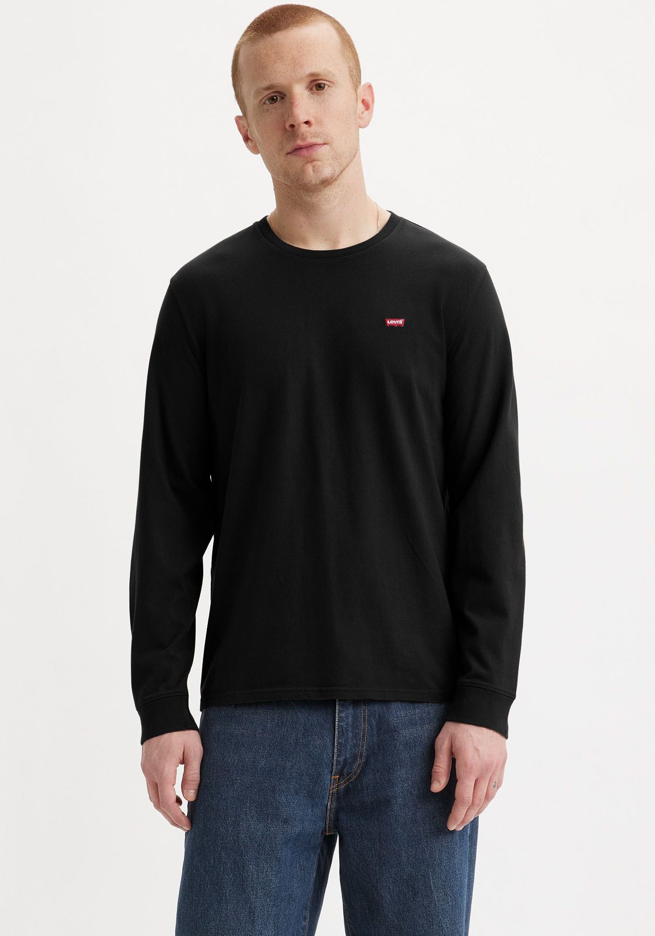 Levi's® Langarmshirt mit Logo-Applikation günstig online kaufen