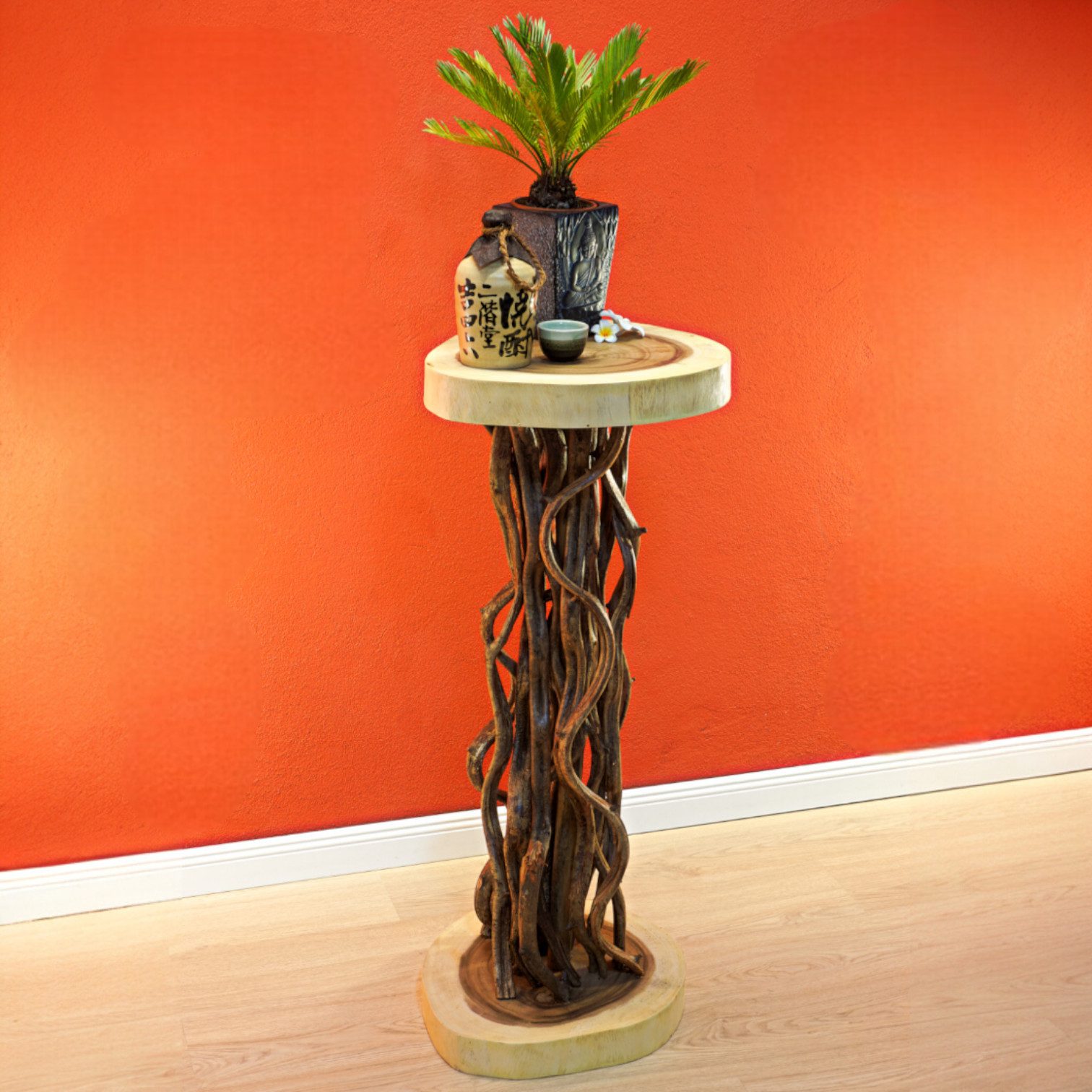 Kinaree Beistelltisch Suar Holz Beistelltisch WAILUA, aus echtem Lianen Holz