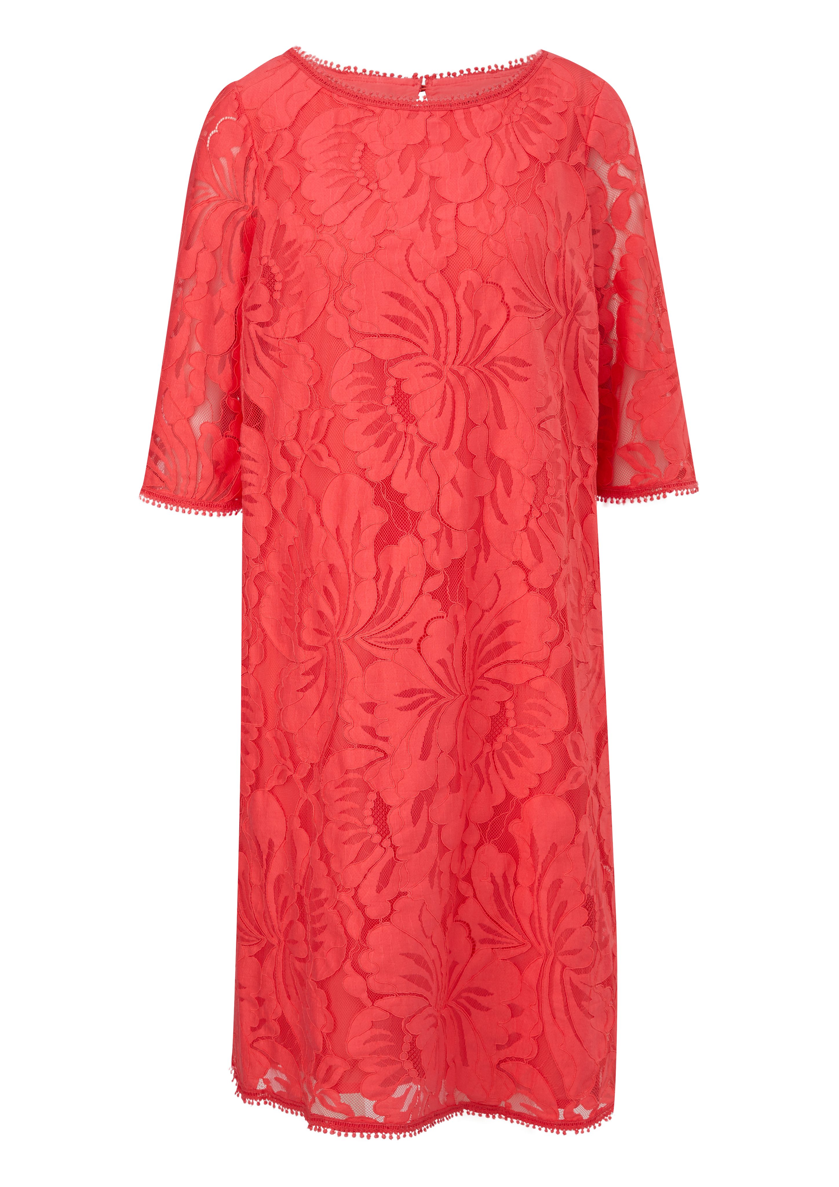 Minikleid Kurzes Kleid mit Spitze