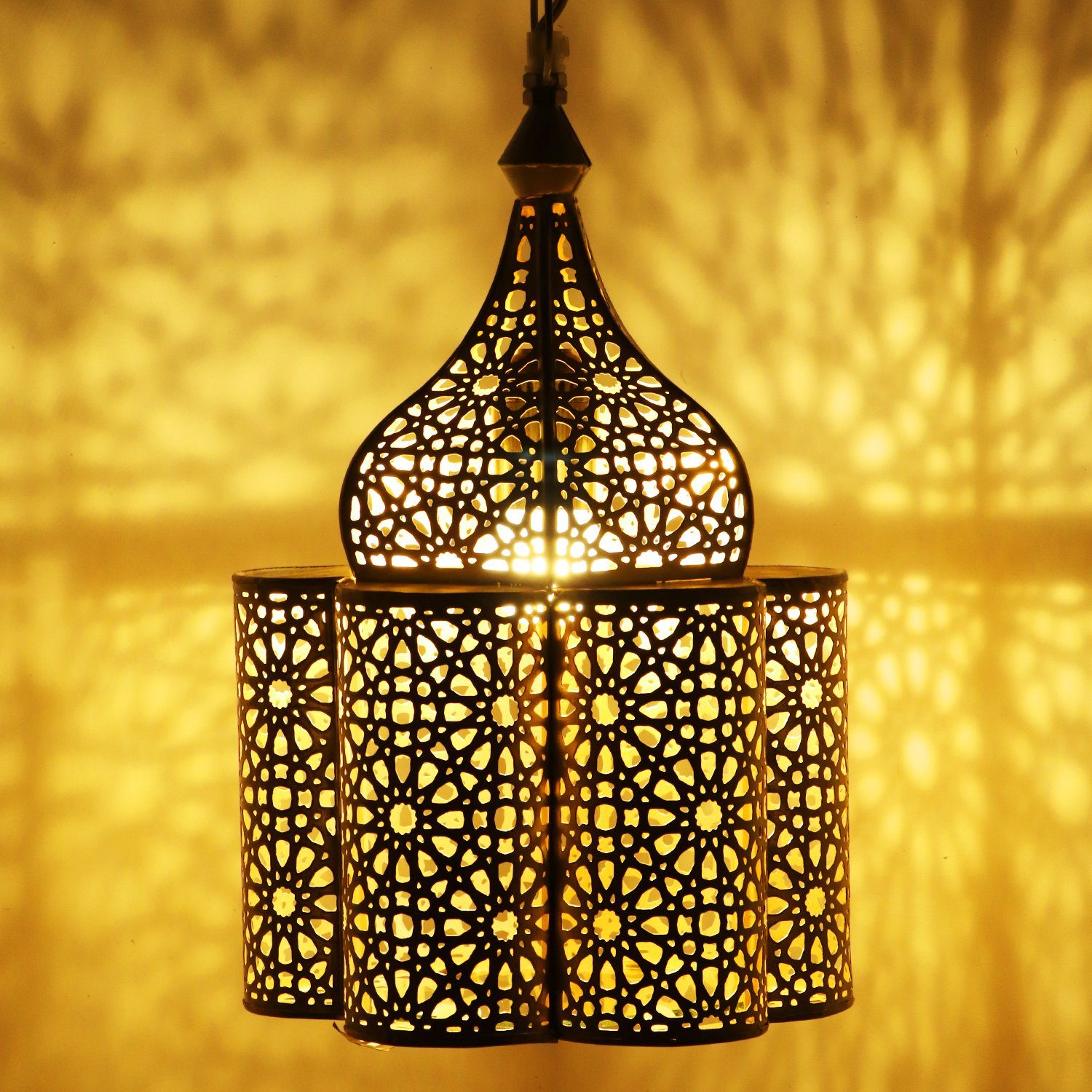 Marrakesch Orient & Mediterran Interior Deckenleuchte Orientalische Lampe Pendelleuchte Feryal 37cm