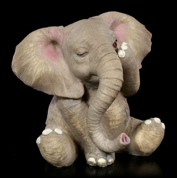 Figuren Shop GmbH Tierfigur Drei Weise Baby Elefanten Figuren - Nichts Böses - Willow Hall - Tier Deko