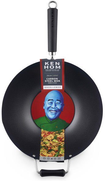 KEN HOM Wok Excellence, Stahl (1-tlg), Ø 35 cm, Induktion
