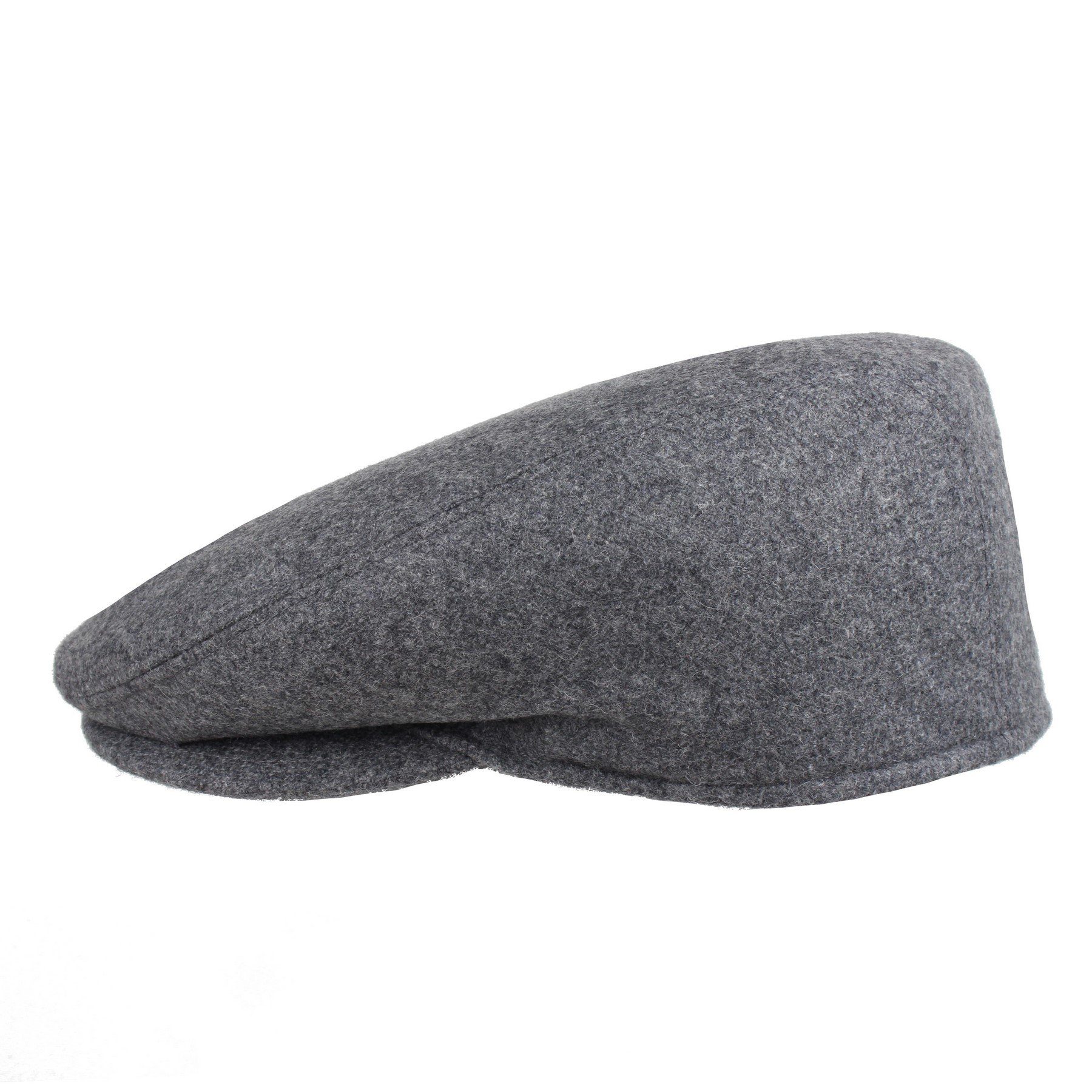 HatBee Flat Cap Herren Schirmmütze Sportmütze Wolle Made in Italy