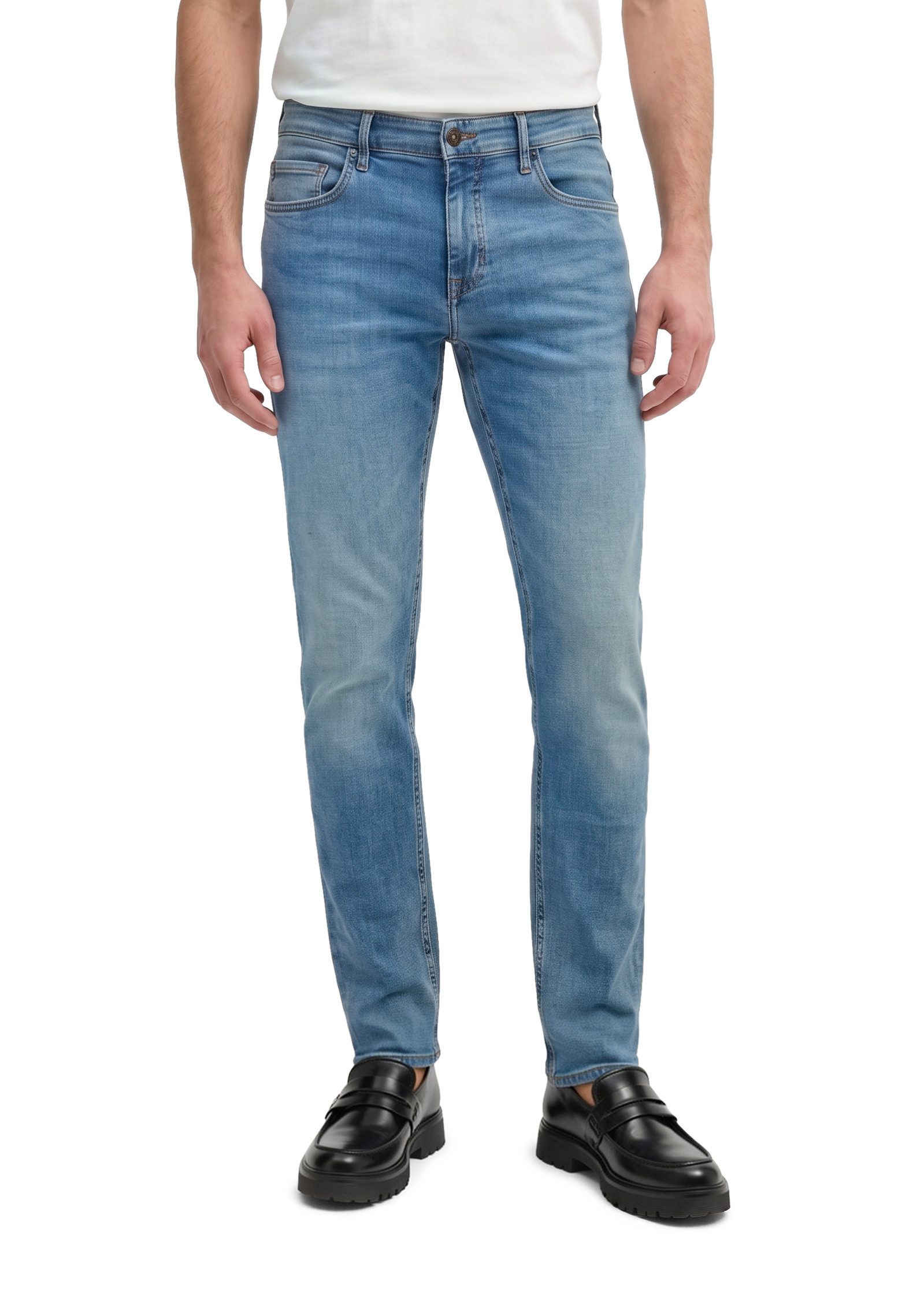 Marc O'Polo 5-Pocket-Jeans in lässiger Cross-Hatch-Denim Struktur