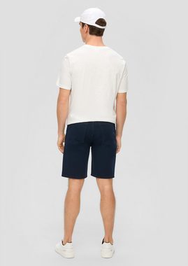 s.Oliver Stoffhose Jeans-Shorts / Regular Fit / High Rise / Straight Leg Garment Dye