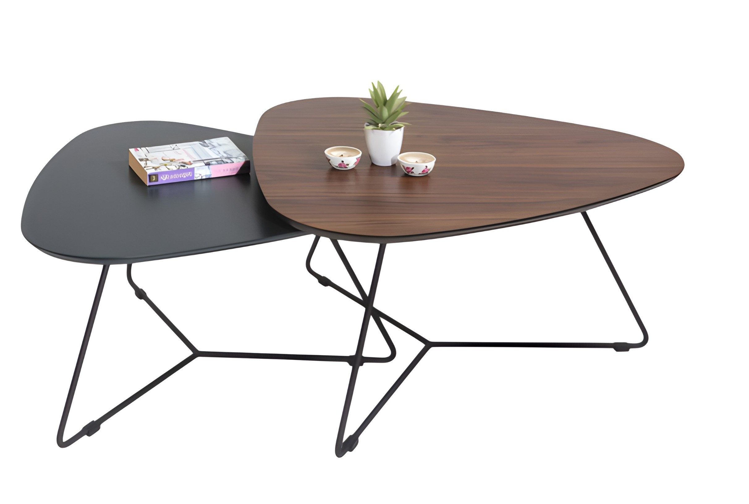 Xlmoebel Beistelltisch Moderner Satztisch für stilvolles Wohnen im Wohnzimmer, Made in Europa