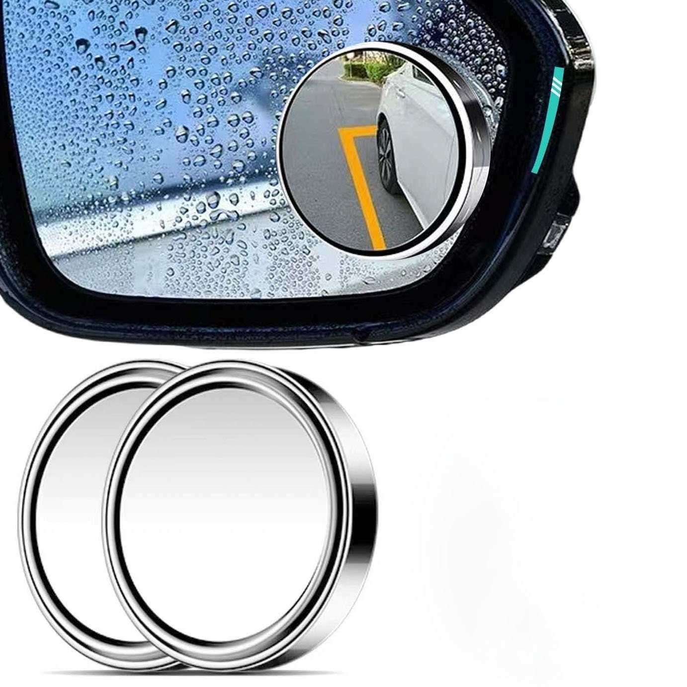 Haiaveng Autospiegel 2 Stück HD Kristallspiegel Konvex Rückspiegel