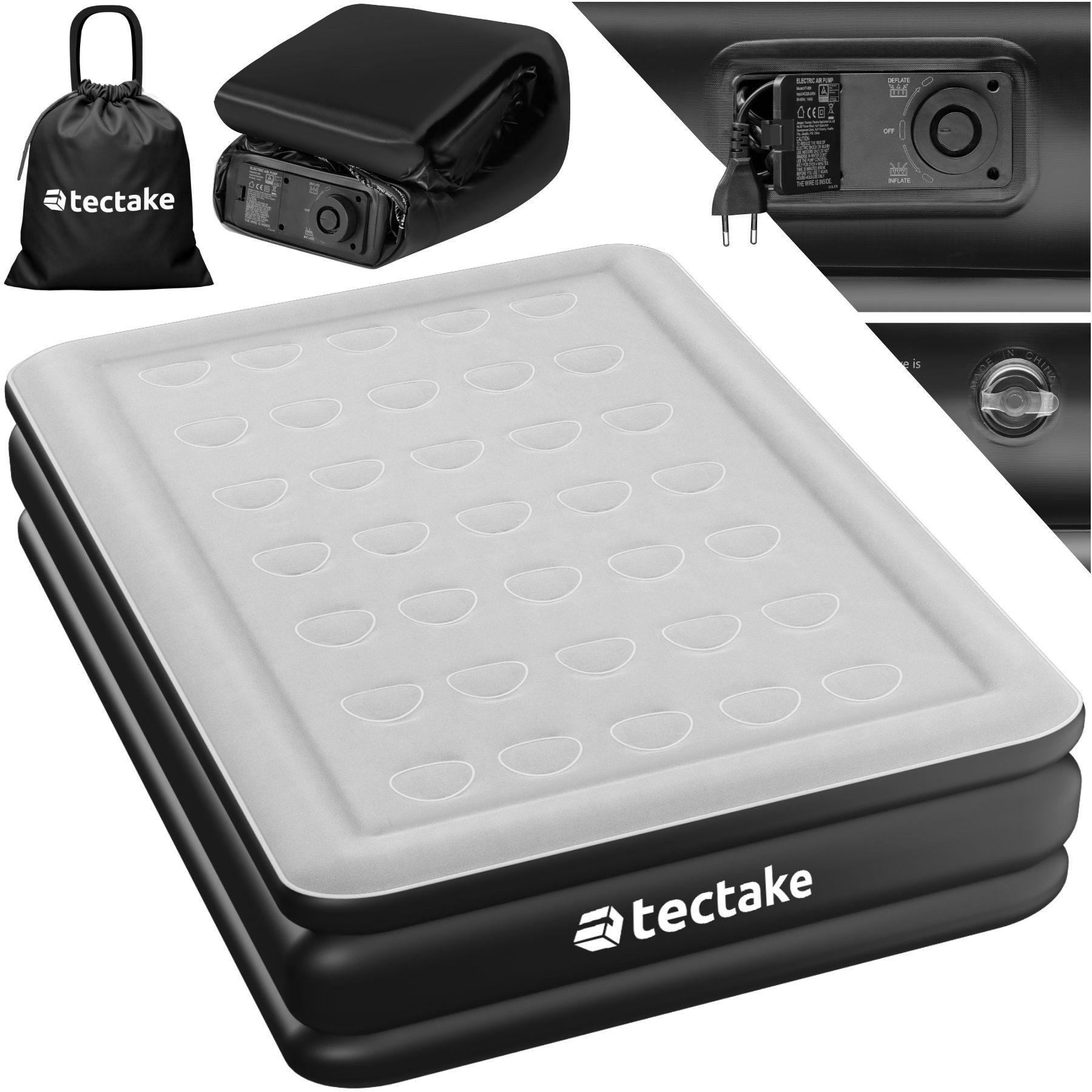 tectake Luftbett Aufblasbare Matratze, (für 1 günstig online kaufen