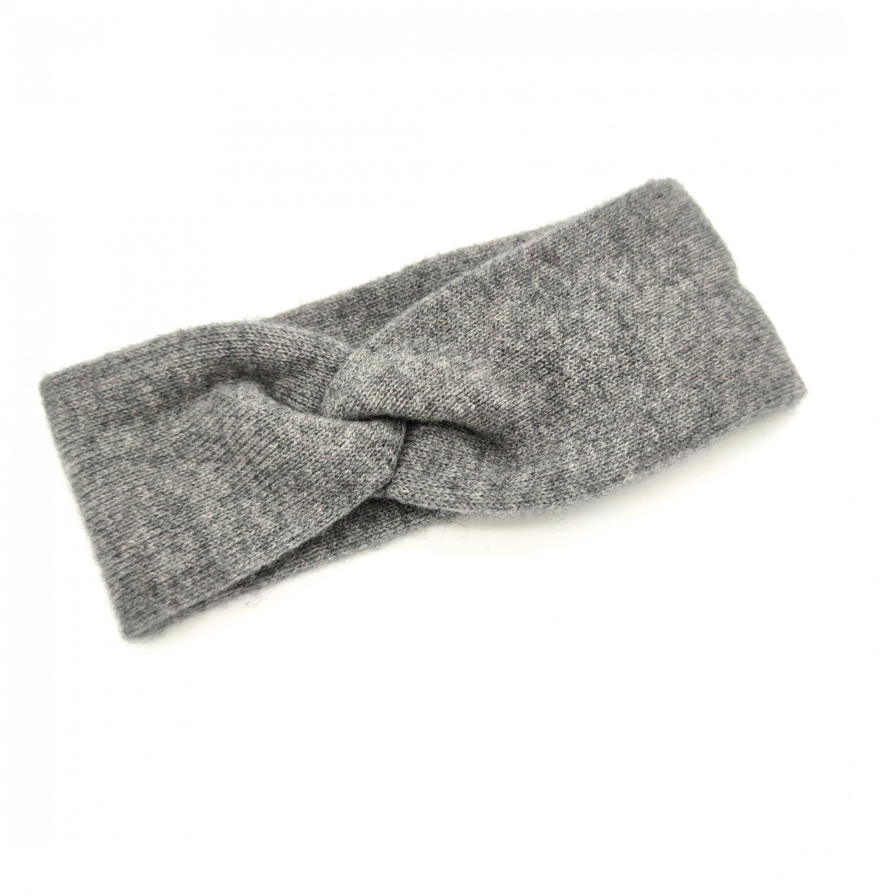 Fiebig Strickmütze DA-Strickstirnband hellgrau günstig online kaufen