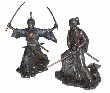 Parastone Dekofigur Set: Deko Figuren Samurai Art H 21-22 cm Krieger im Kimono