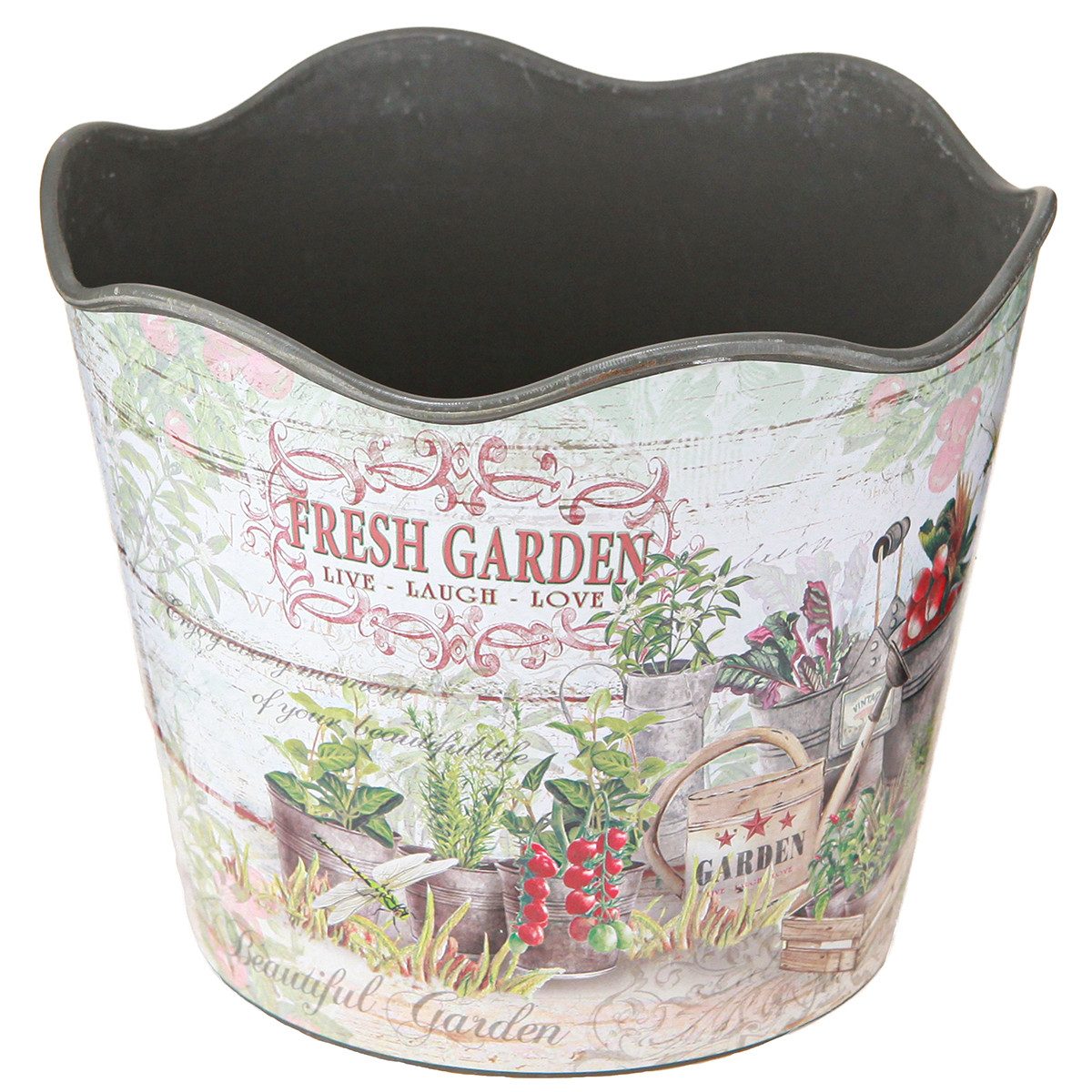 Viana Blumentopf Kräutertopf Blumentopf Plastik Vintage günstig online kaufen