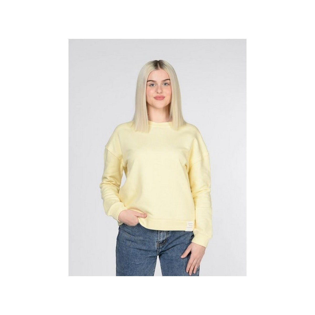 BASEFIELD Sweatshirt beige (1-tlg) fit regular