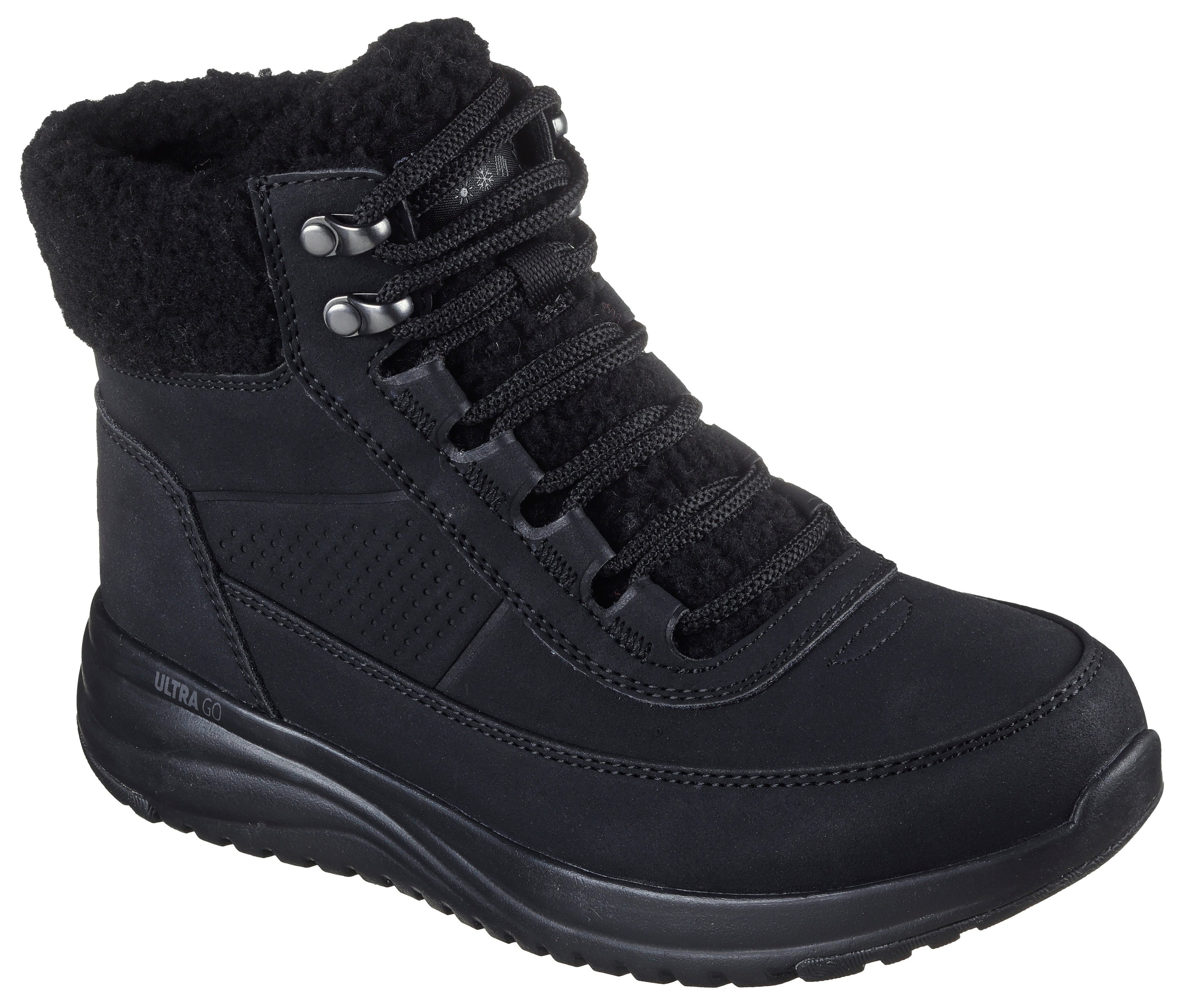 Skechers ON-THE-GO STELLAR Winterboots Schnürstiefel, Trekkingschuh mit ULTRA GO® Dämpfung