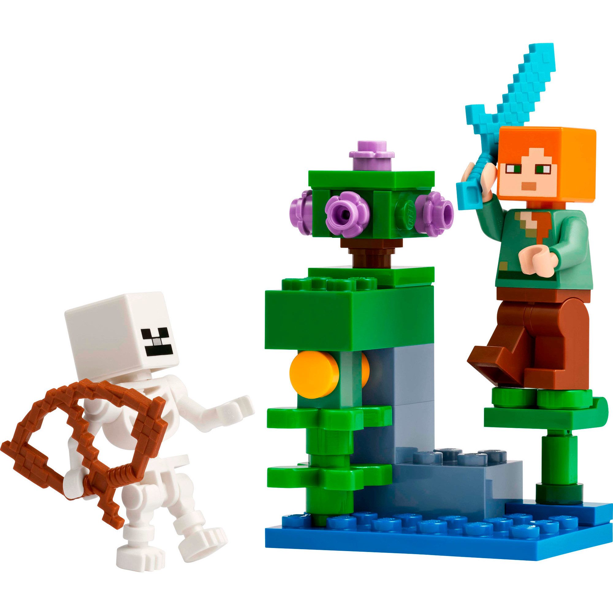 LEGO® LEGO Minecraft Showdown in der Üppigen Höhle, Spielbausteine günstig online kaufen