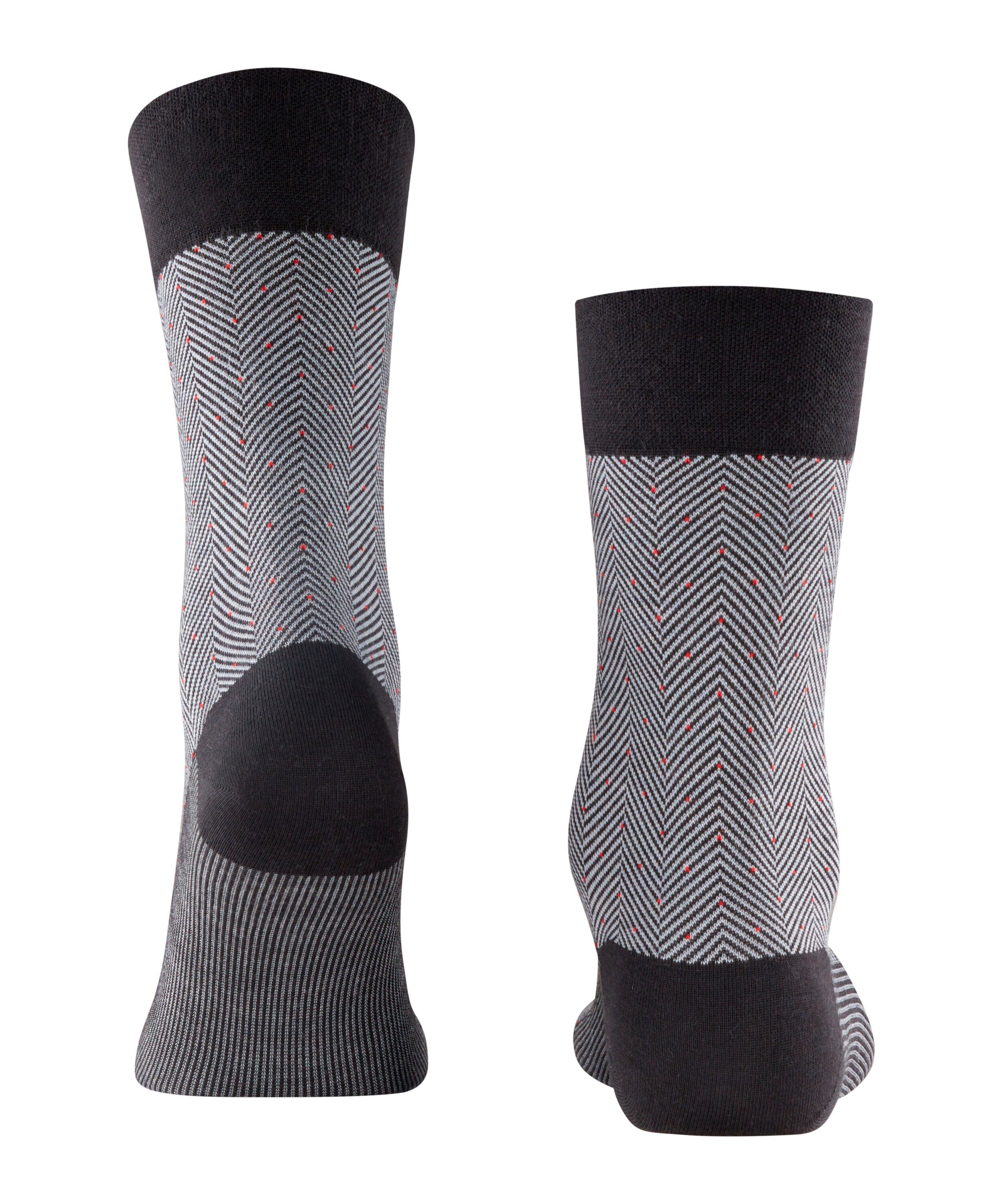FALKE Socken Sensitive Herringbone (1-Paar) black (3000)