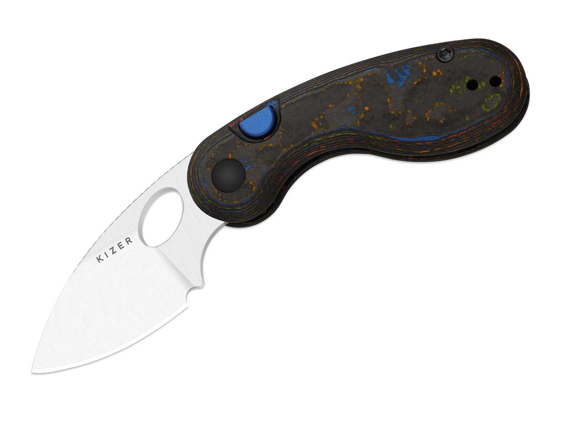 Kizer Taschenmesser Kizer Microbe M390 Camo Carbon 80's