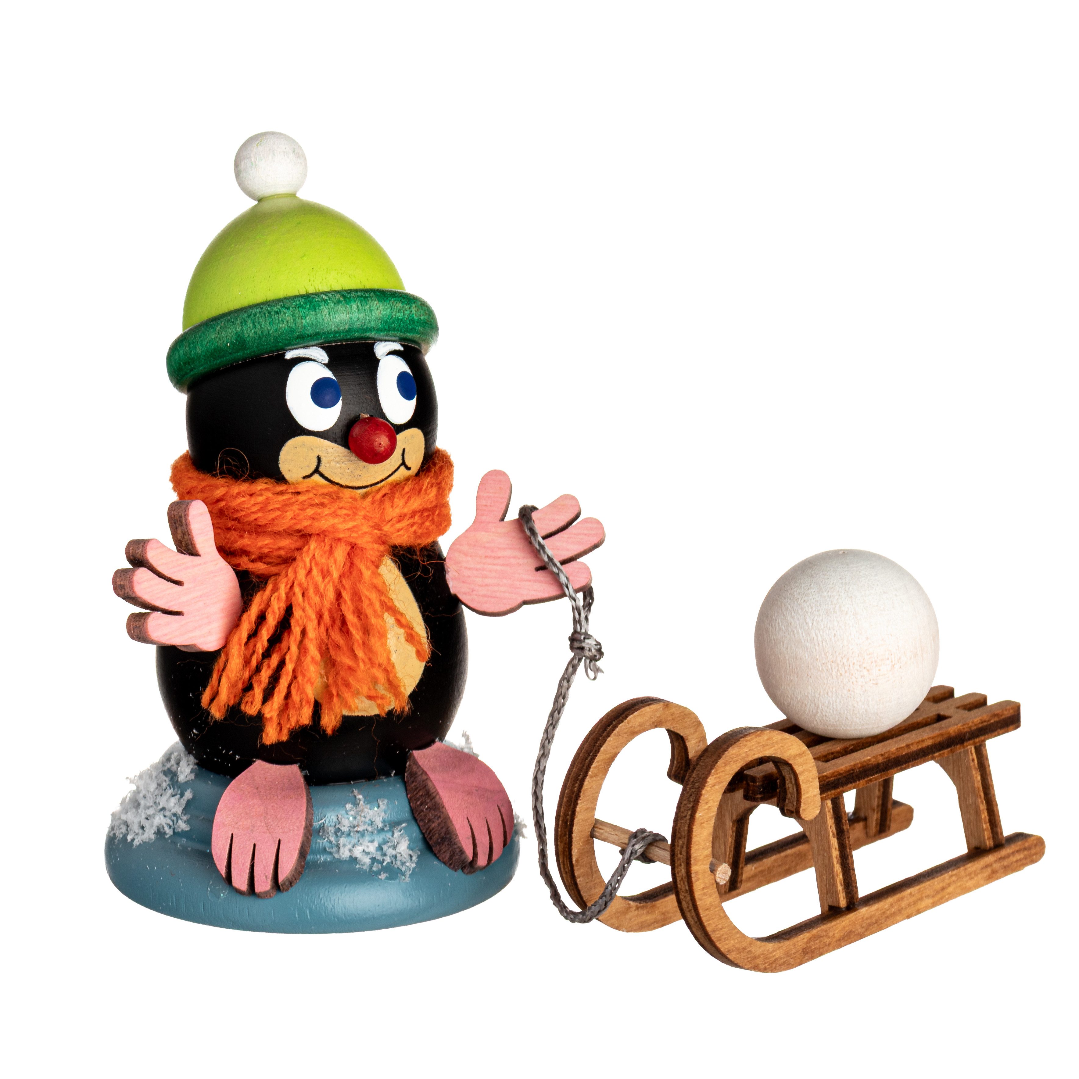 Kuhnert Sammelfigur Kuhnert Sammelfigur Maulwurf (1 St., 1 Stück), 100% Made in Germany, Erzgebirgische Holzkunst