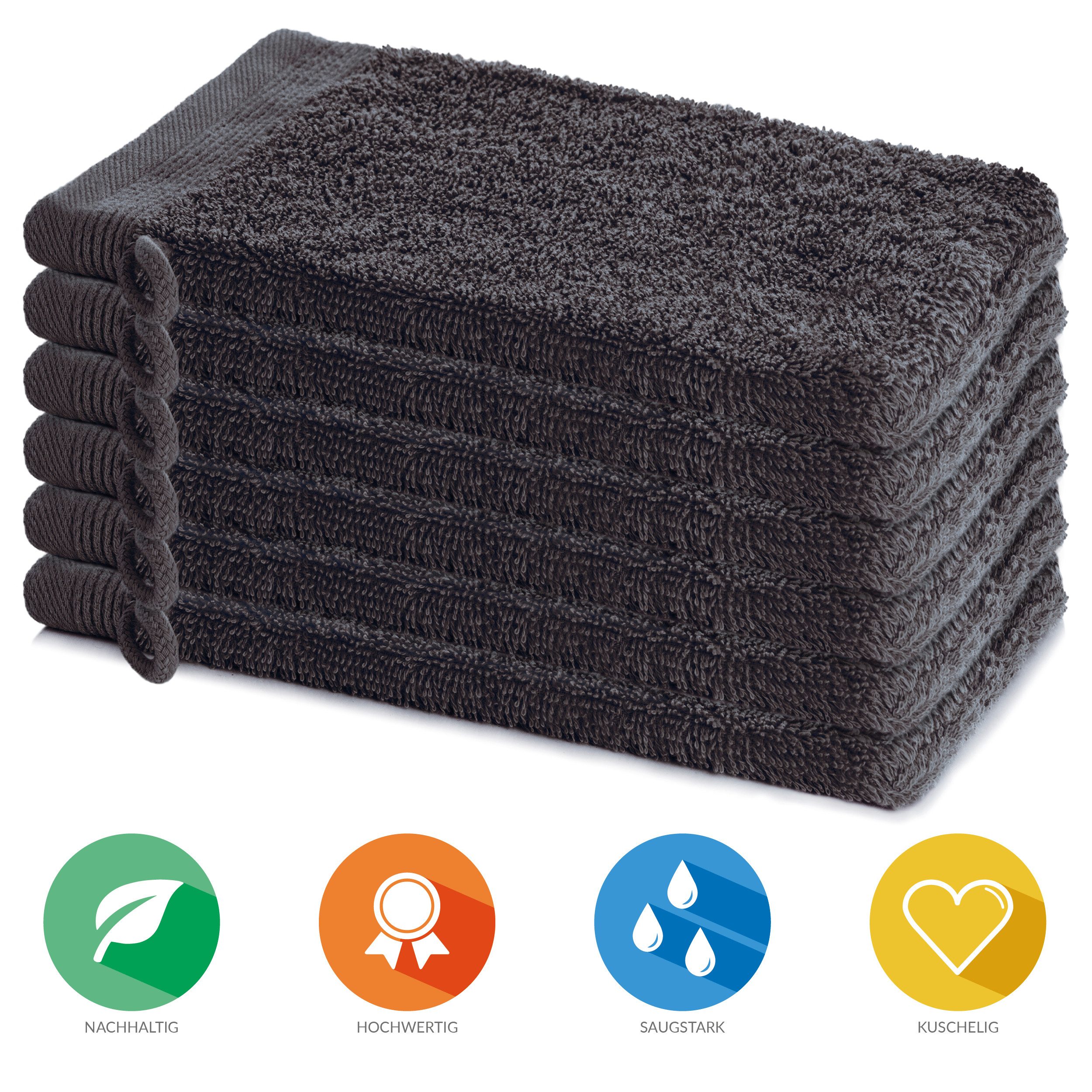 Lavea Waschhandschuh Bali Waschlappen 16x22 cm, Waschhandschuhe, kleine Han günstig online kaufen