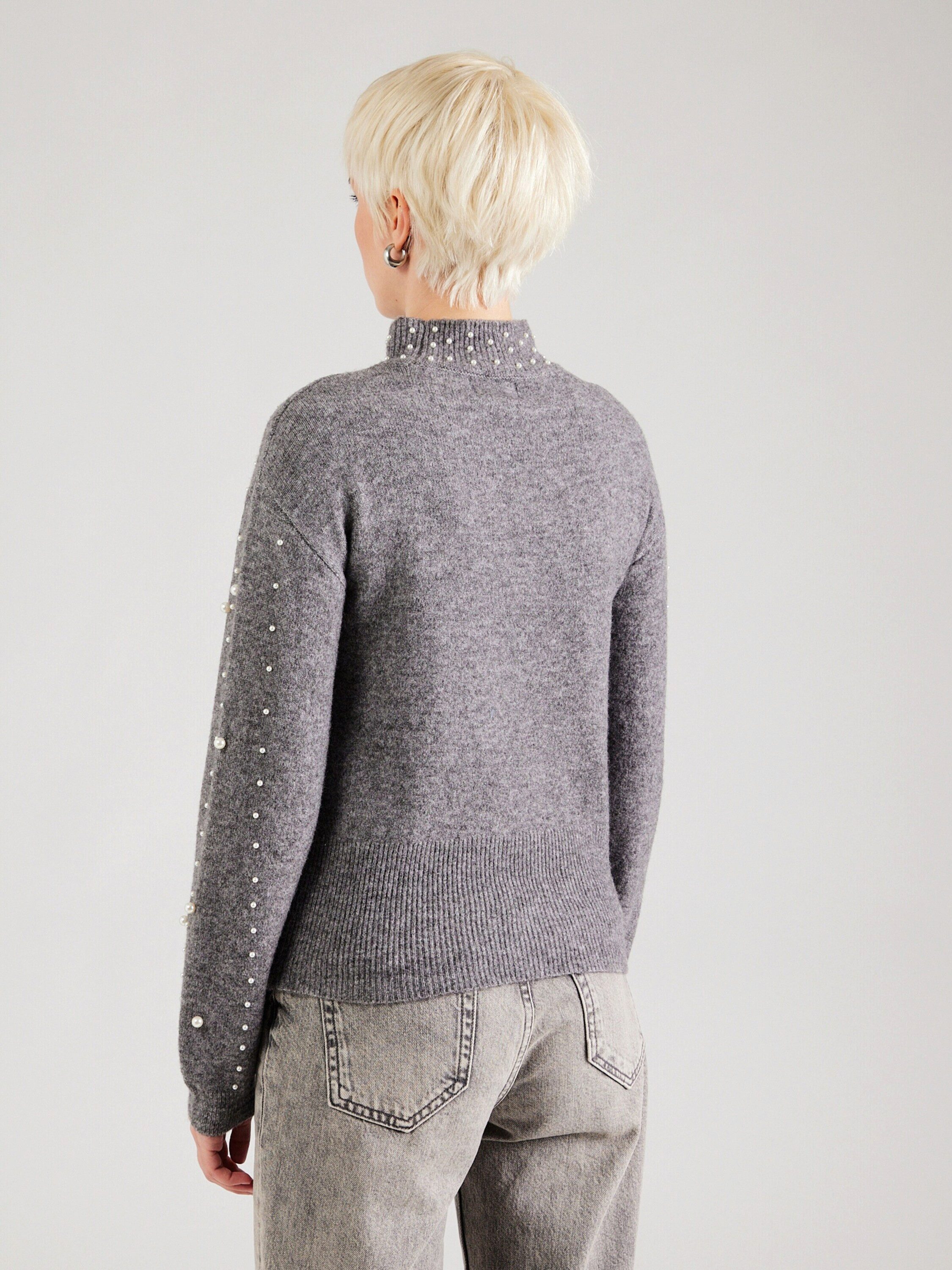 pieces Stehkragenpullover PCREA (1-tlg) Perlen günstig online kaufen