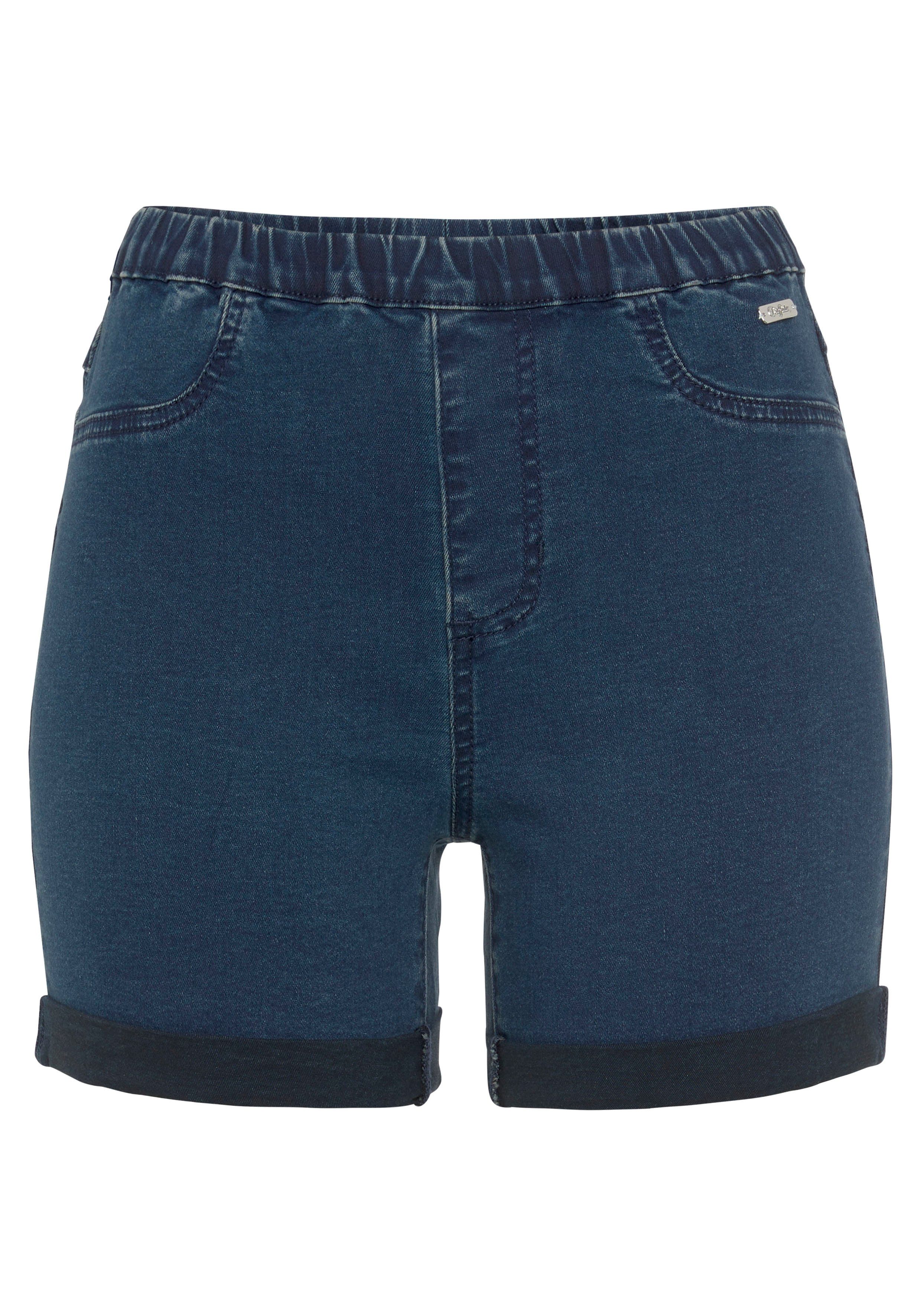 Buffalo Shorts in elastischem Denim mit zwei Gesäßtaschen – Bild 2 von 5