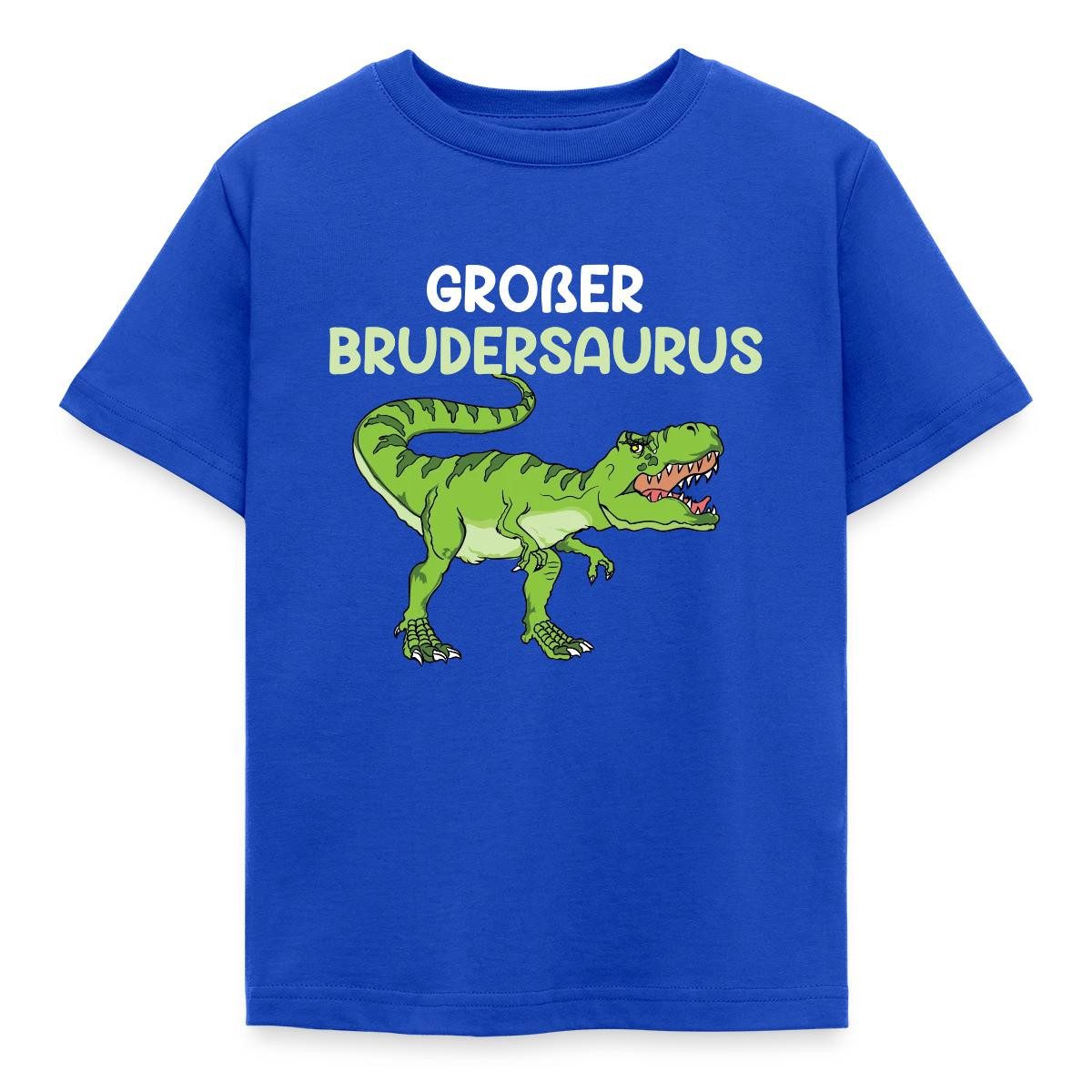 T-Shirt Großer Brudersaurus, Großer Bruder Dino Kinder T-Shirt