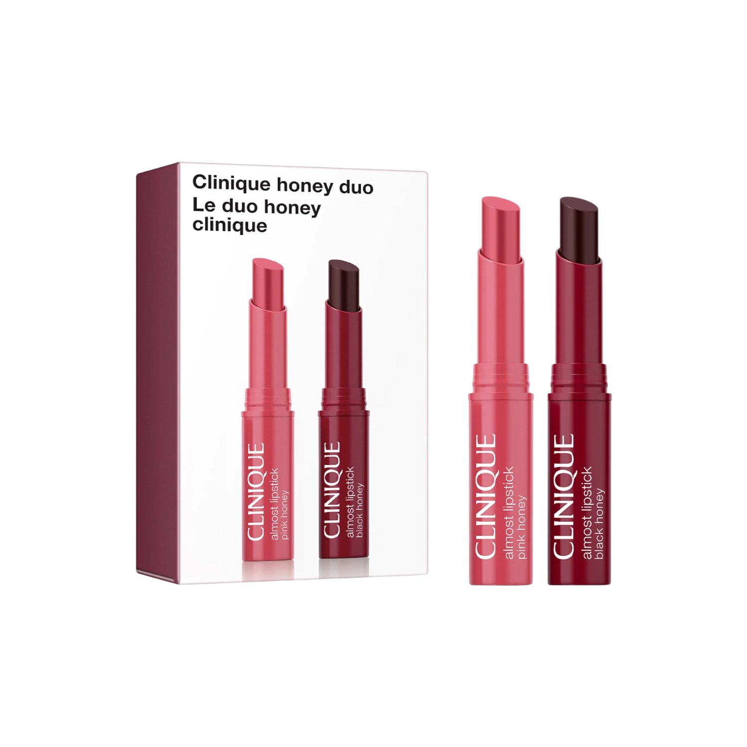 CLINIQUE Lippenpflege-Set Clinique HONEY DUO - Lippen-Make-up Set - multi-coloured, 2-tlg.