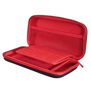 Hama Set(Tasche,Schutzglas,Control-Aufsätze) für Nintendo Switch, Schw/Rot Zubehör Nintendo