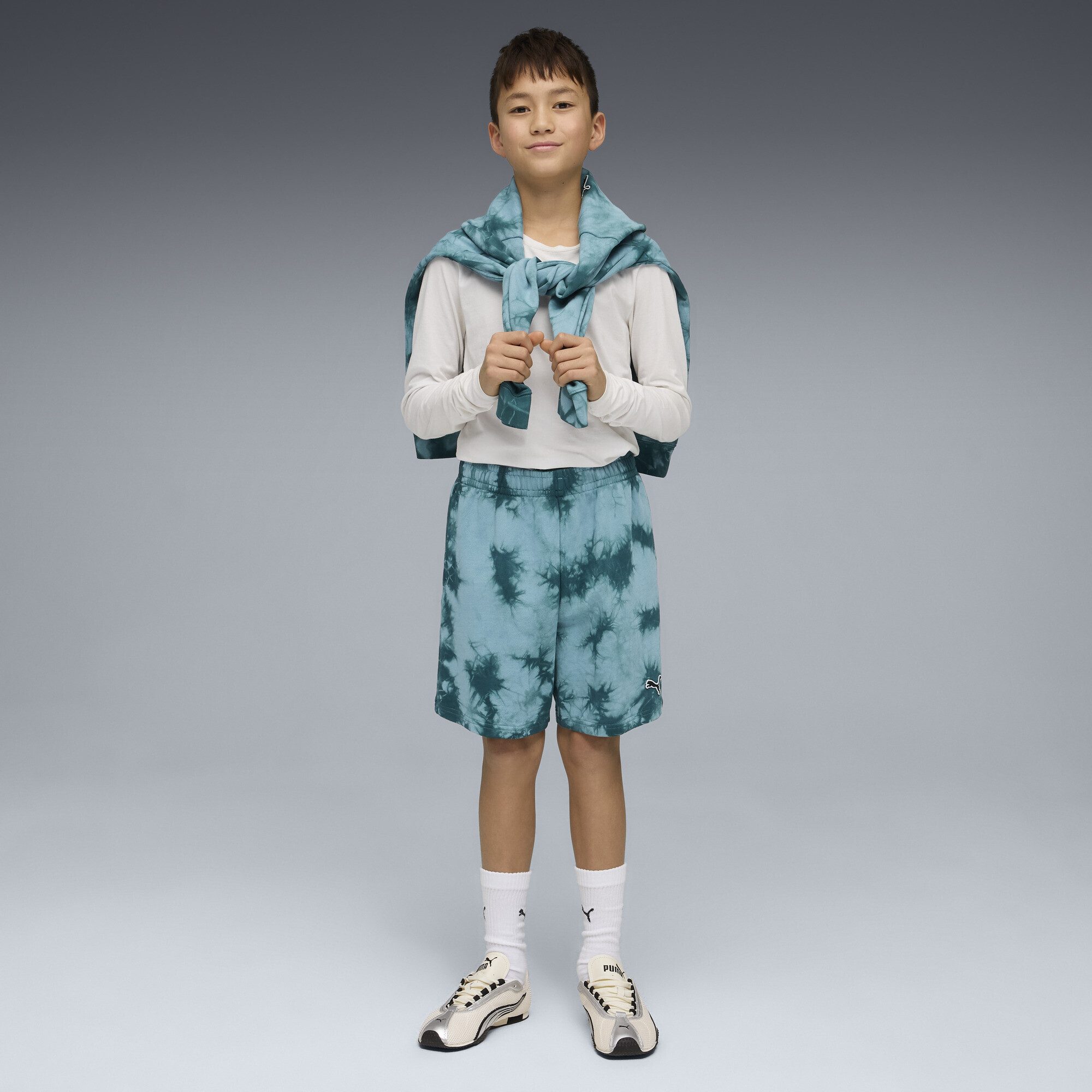 PUMA Sporthose Essentials Relaxed Tie Dye Shorts Jugendliche