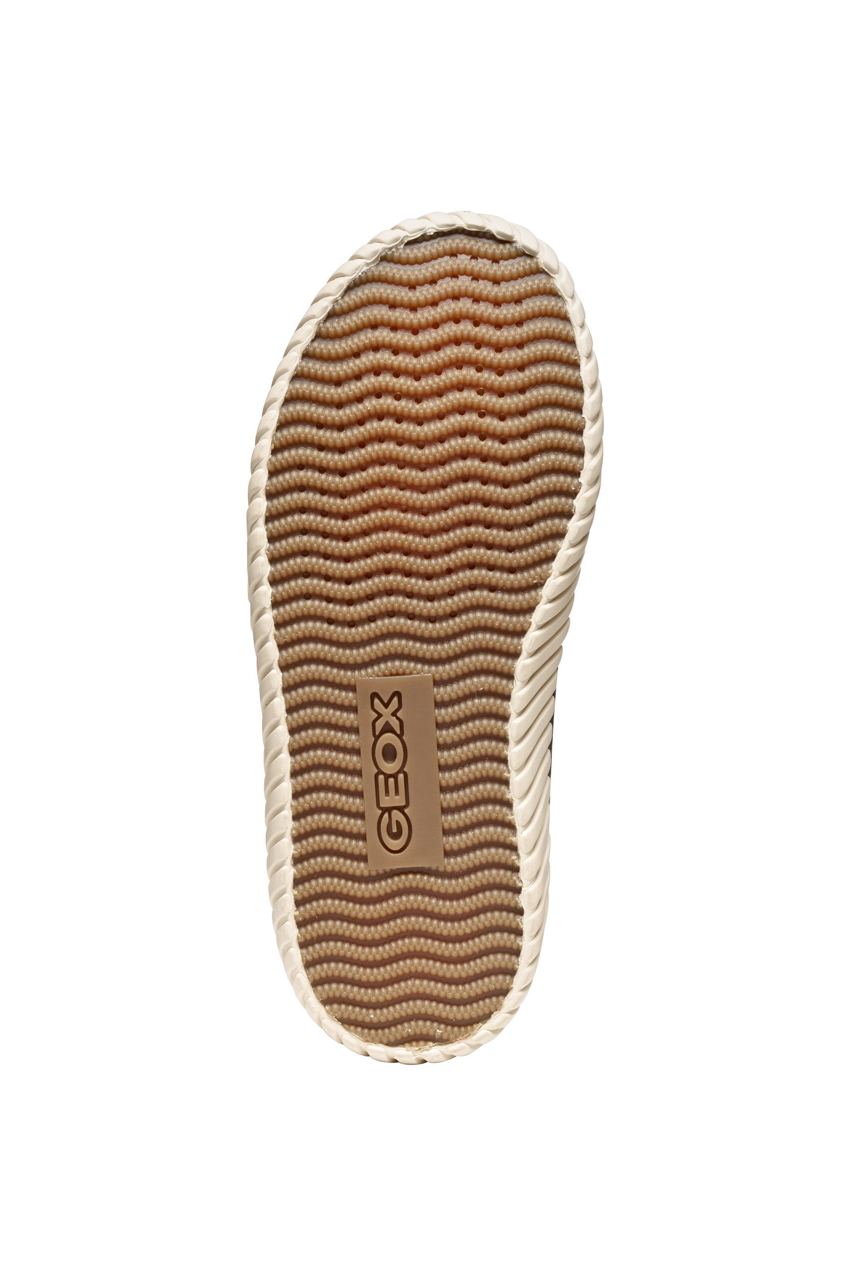 Geox J MIRROLESS GIRL Sneaker Schnürboots mit Warmfutter, Größenschablone zum Download