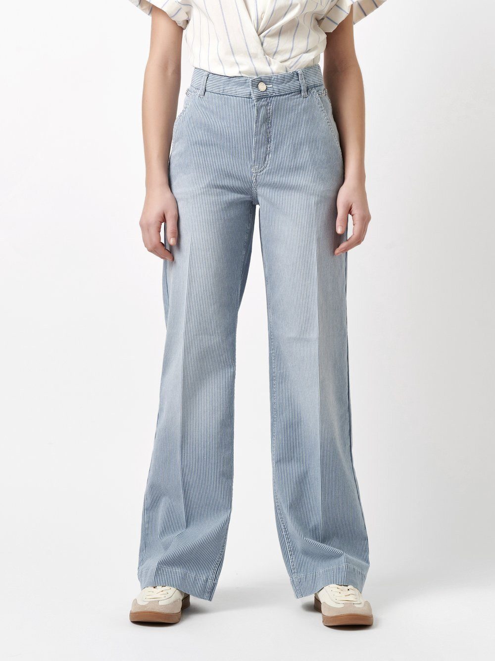 ROSNER Bootcut-Jeans Audrey1_085 mit Streifen günstig online kaufen