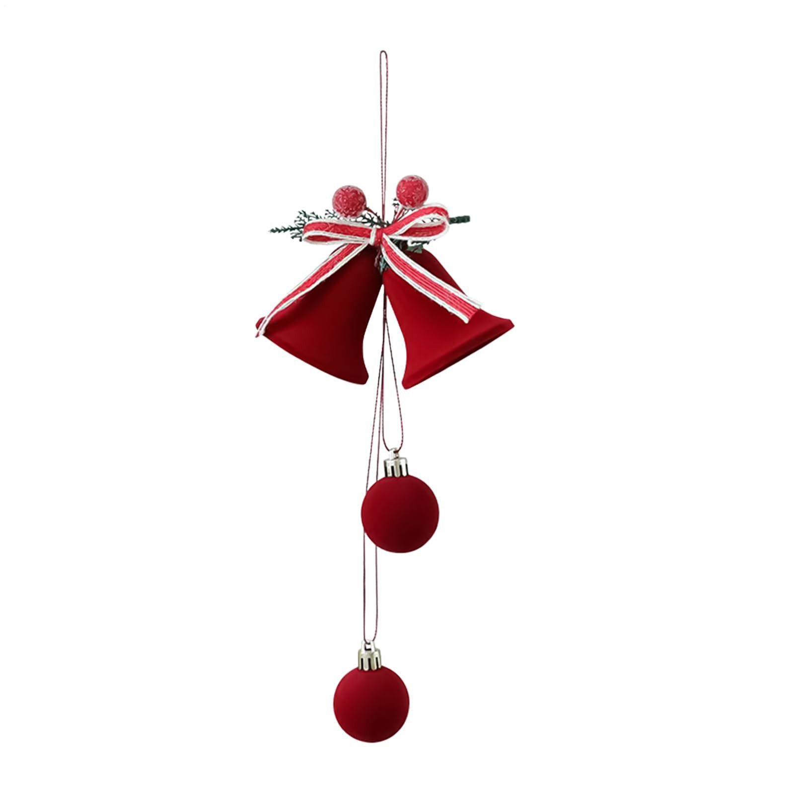 CLTYQ Dekoobjekt Christmas Ball Ornaments,Weihnachtskugeln Rot Geflockt, Ze günstig online kaufen