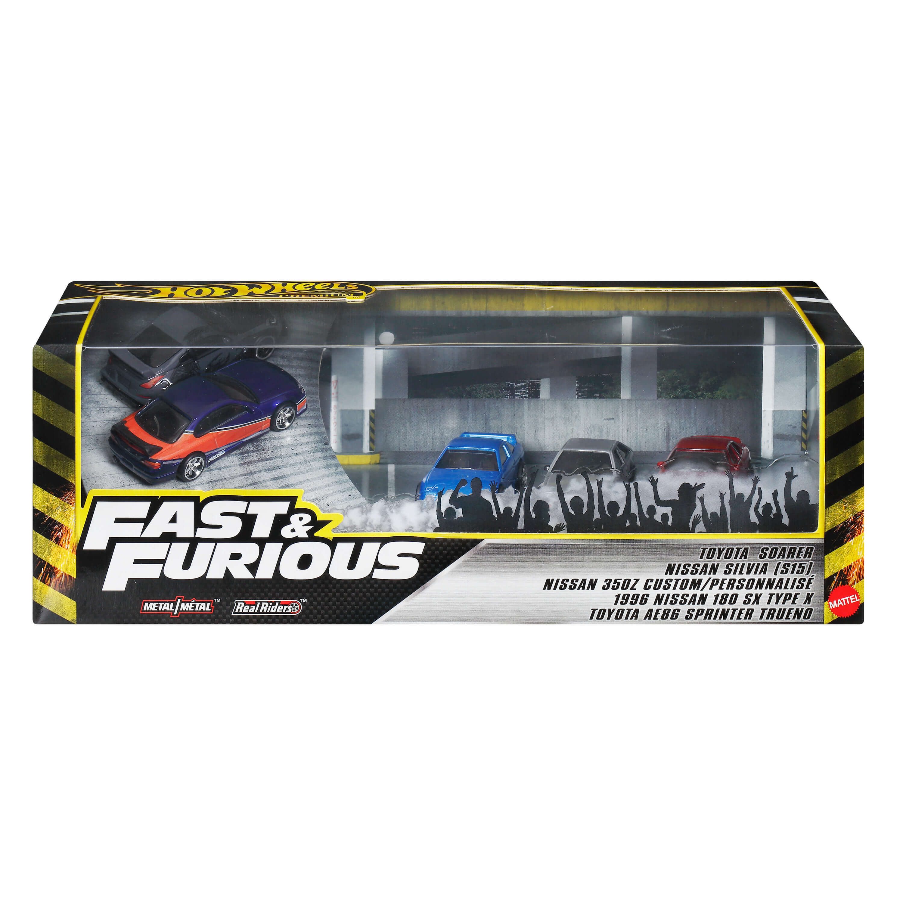 Mattel® Spielzeug-Auto Mattel JFL99 - Hot Wheels Premium Fast & Furious Bundle