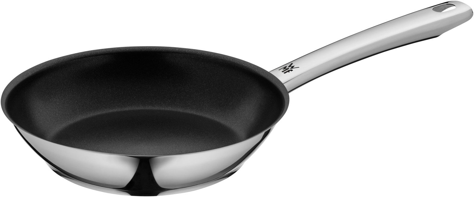 WMF Bratpfanne Nordic Profi Stielpfanne, 20 cm, Cromargan Edelstahl (Set, 1-tlg), für alle Herdarten geeignet