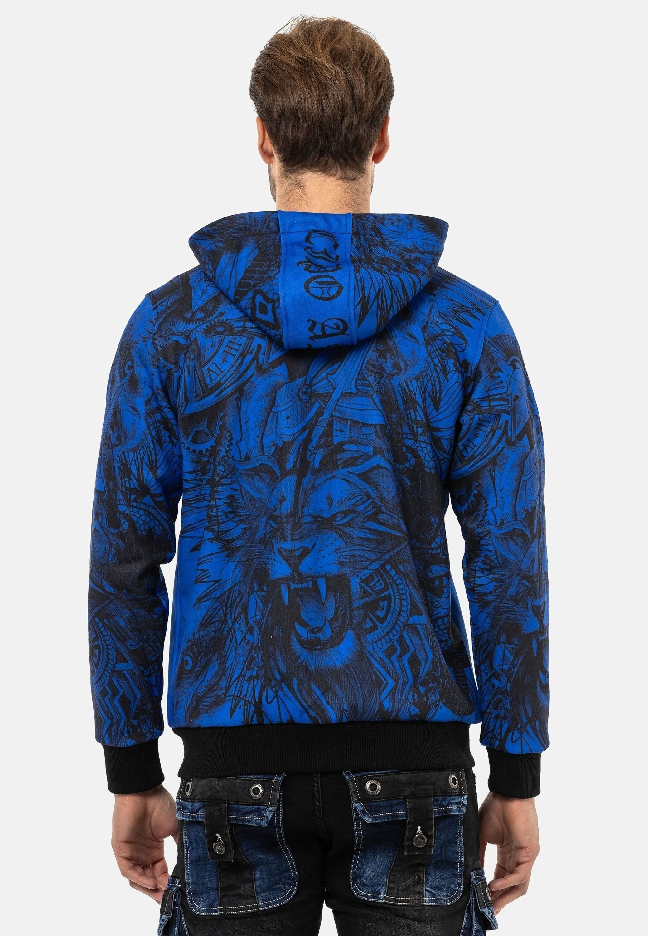 Cipo & Baxx Sweatjacke Jacken (1-tlg) mit auffälligem Print, CL559 günstig online kaufen