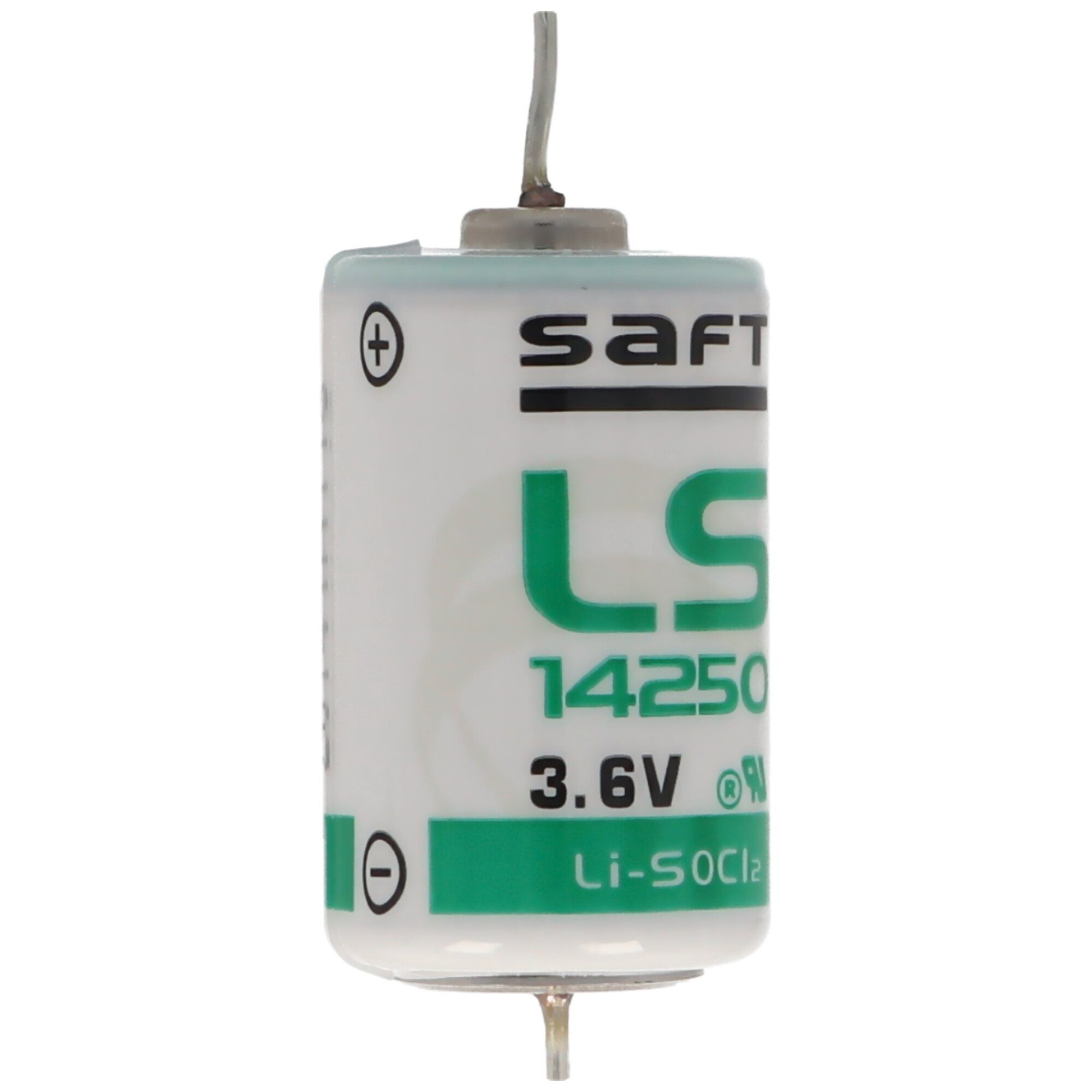 Saft Ersatzbatterie die passend Batterie, (3,6 Buderus für V) 63010218 14,65x24,8mm Batterie