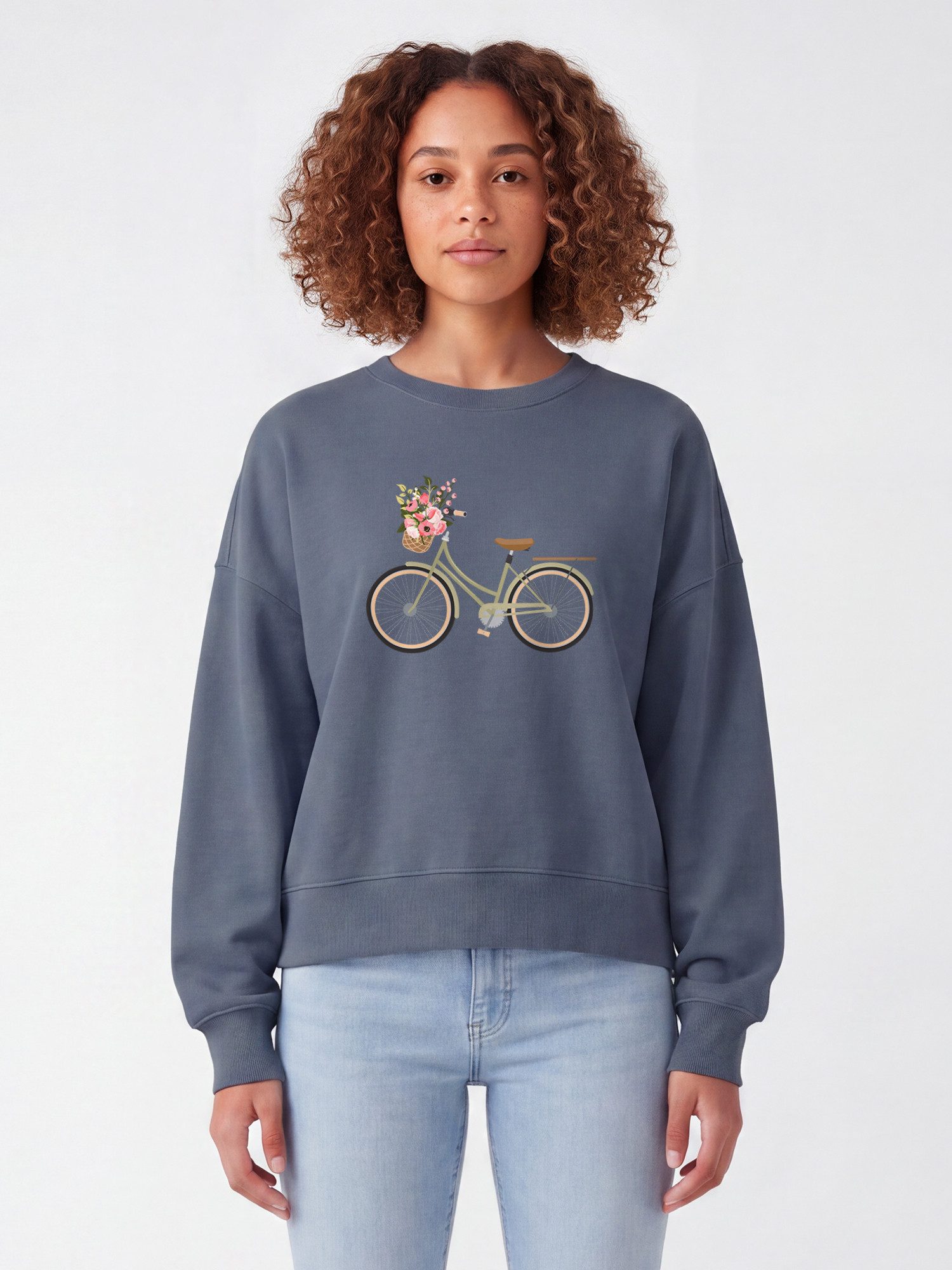 wat? Apparel Sweatshirt Damenfahrrad