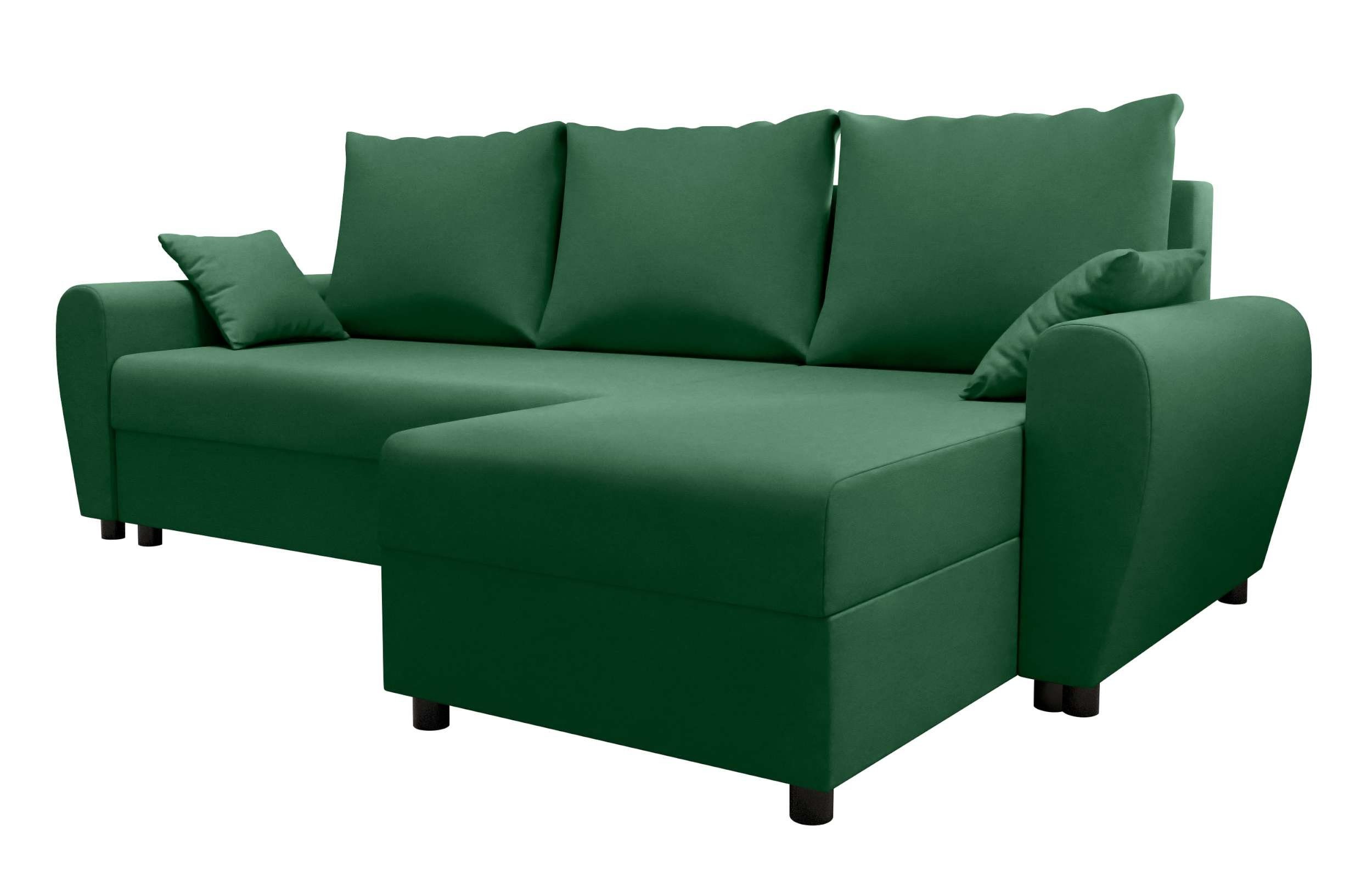 Modern Melina, Sitzkomfort, Sofa, mit L-Form, Ecksofa Bettfunktion, Eckcouch, Design Stylefy mit Bettkasten,