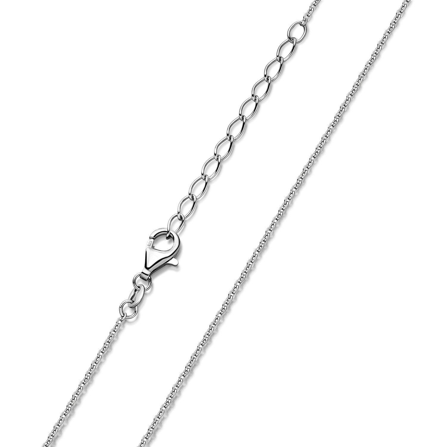 Materia Gliederkette Kinderkette verstellbar K109, 925 36-40cm Silber Silber Sterling