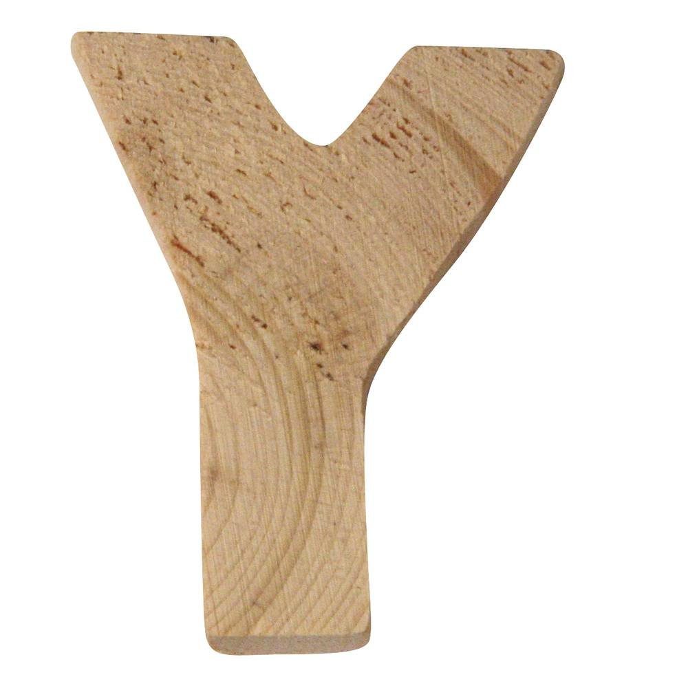 Rayher Deko-Buchstaben Rayher Holz Buchstaben Y, 5 x 1 cm
