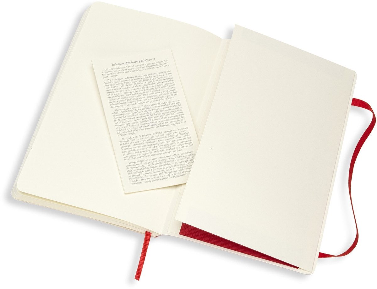 Notizbuch Notizbuch Large A5 Punktraster Softcover scharlachrot