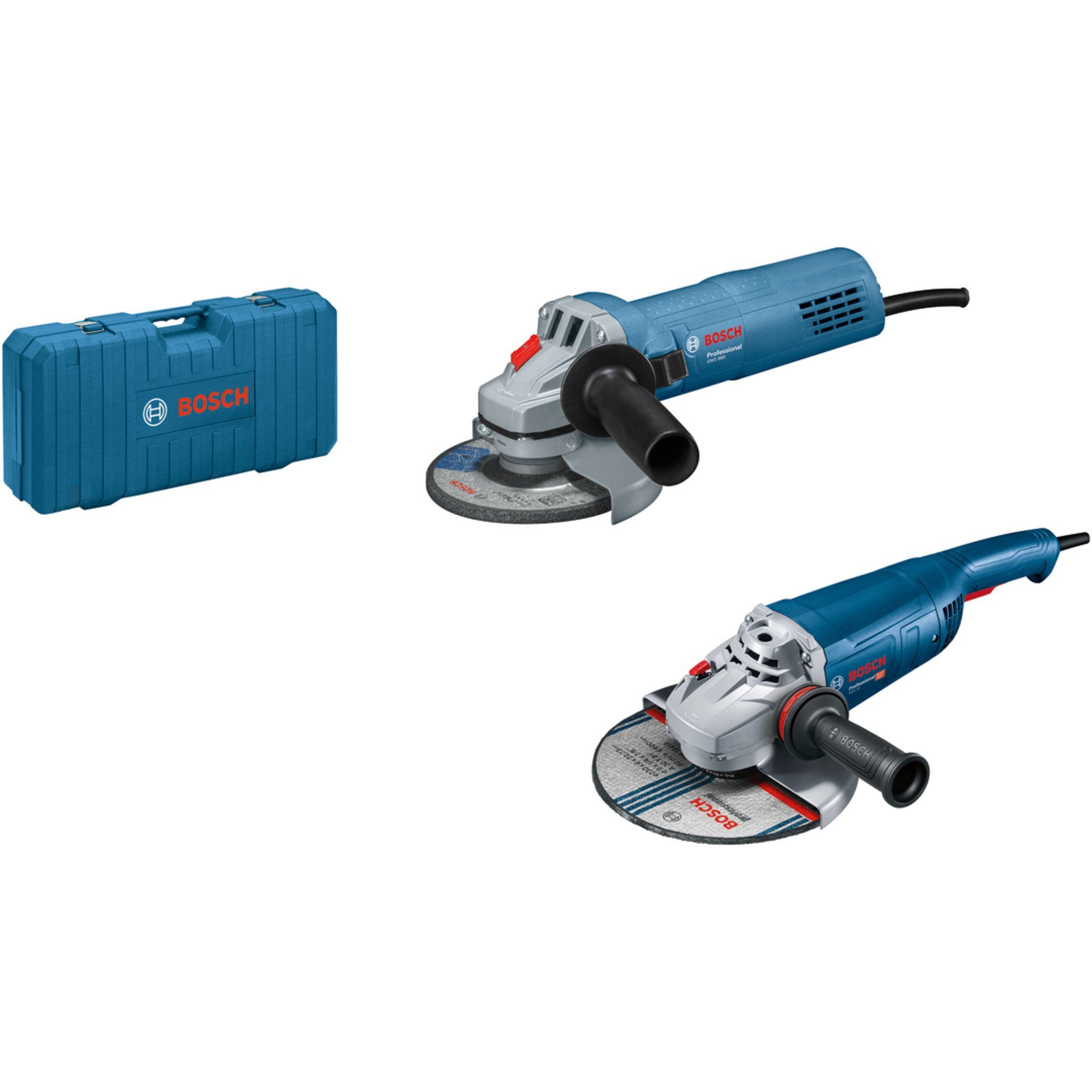 Bosch Professional Winkelschleifer Bosch Professional Set Winkelschleifer GWS 22-230