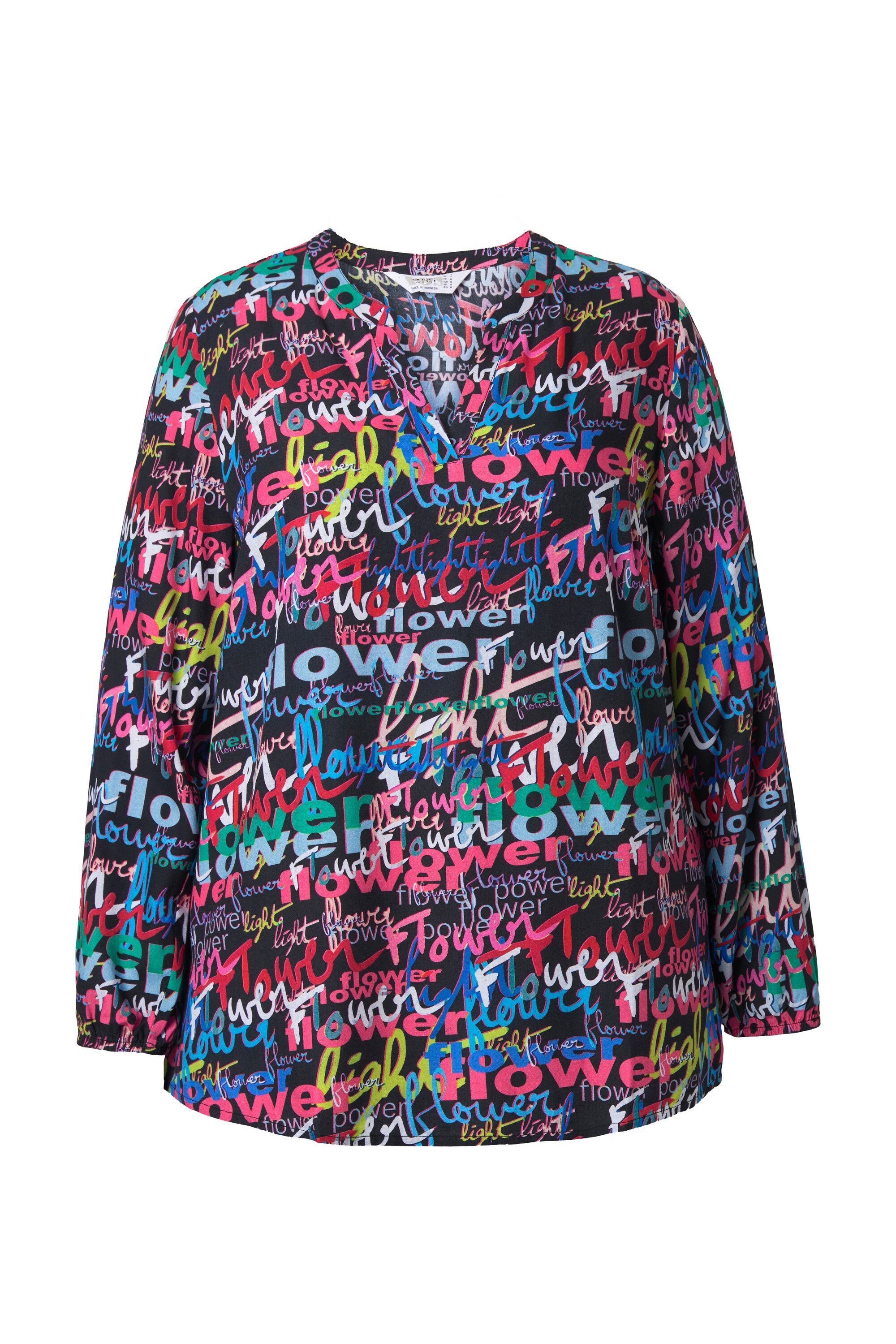 Angel of Style Tunika Tunika farbiges Wording-Muster günstig online kaufen