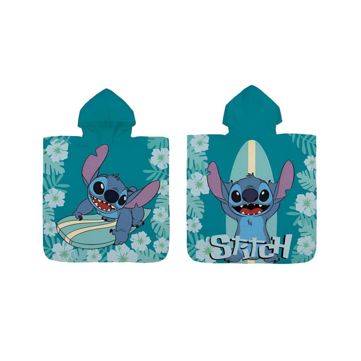 Lilo & Stitch Poncho Lilo & Stitch Poncho 60x120cm – Strandtuch Surf Design