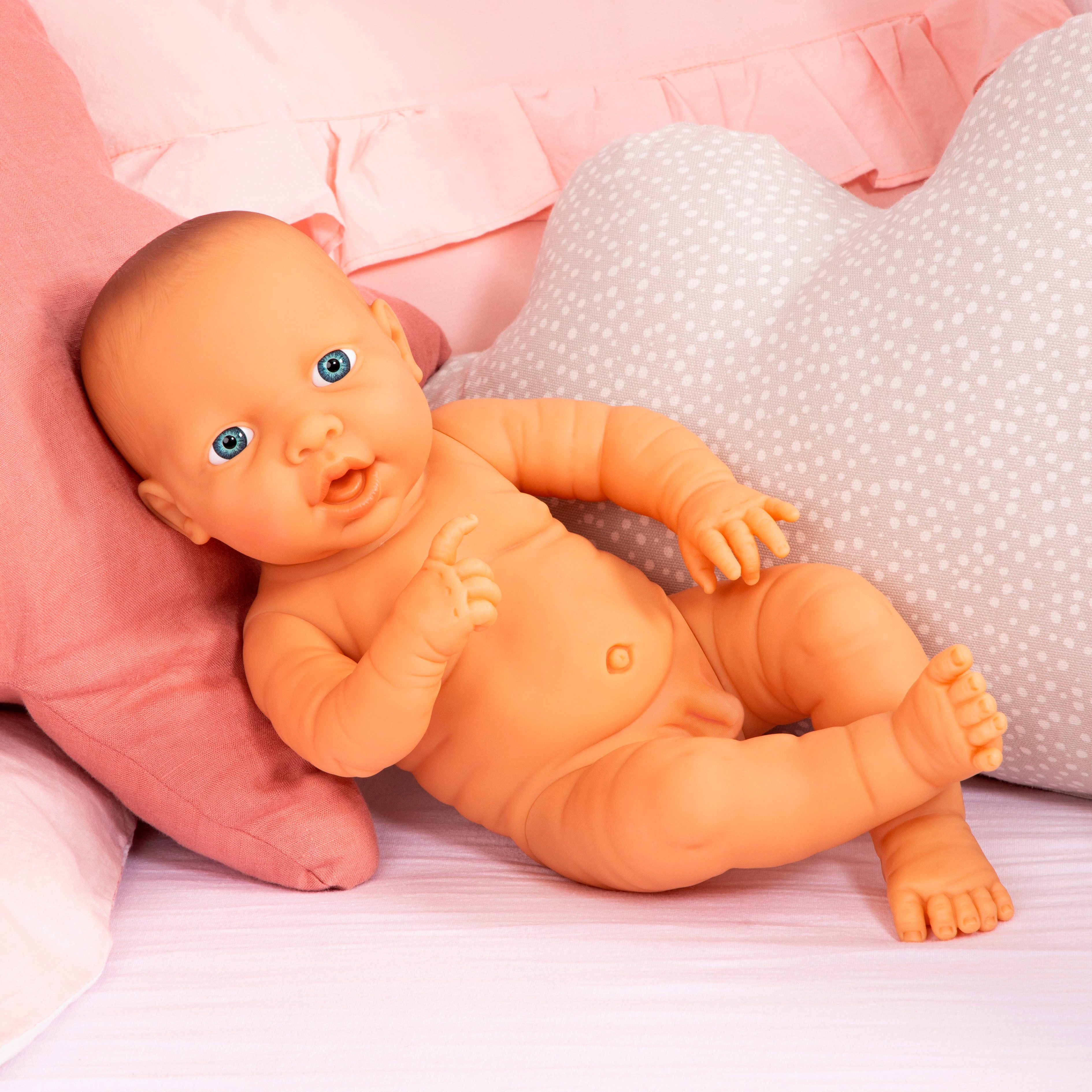 Bayer Babypuppe Newborn Baby Junge, 42 cm – Bild 4 von 5