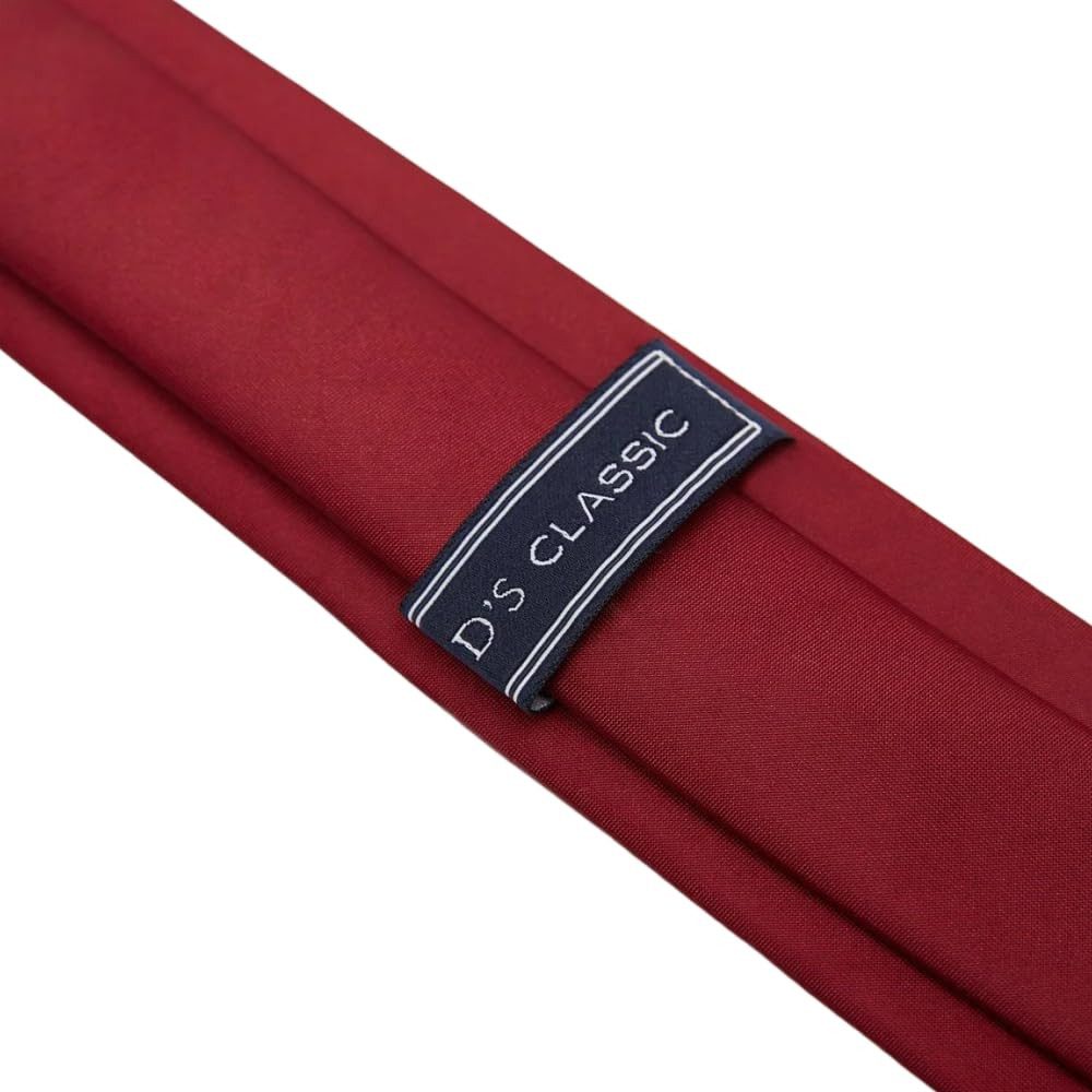 D'S DAMAT Krawatte D'S DAMAT Formelle Krawatten für Herrenanzüge, klassische einfarbige H