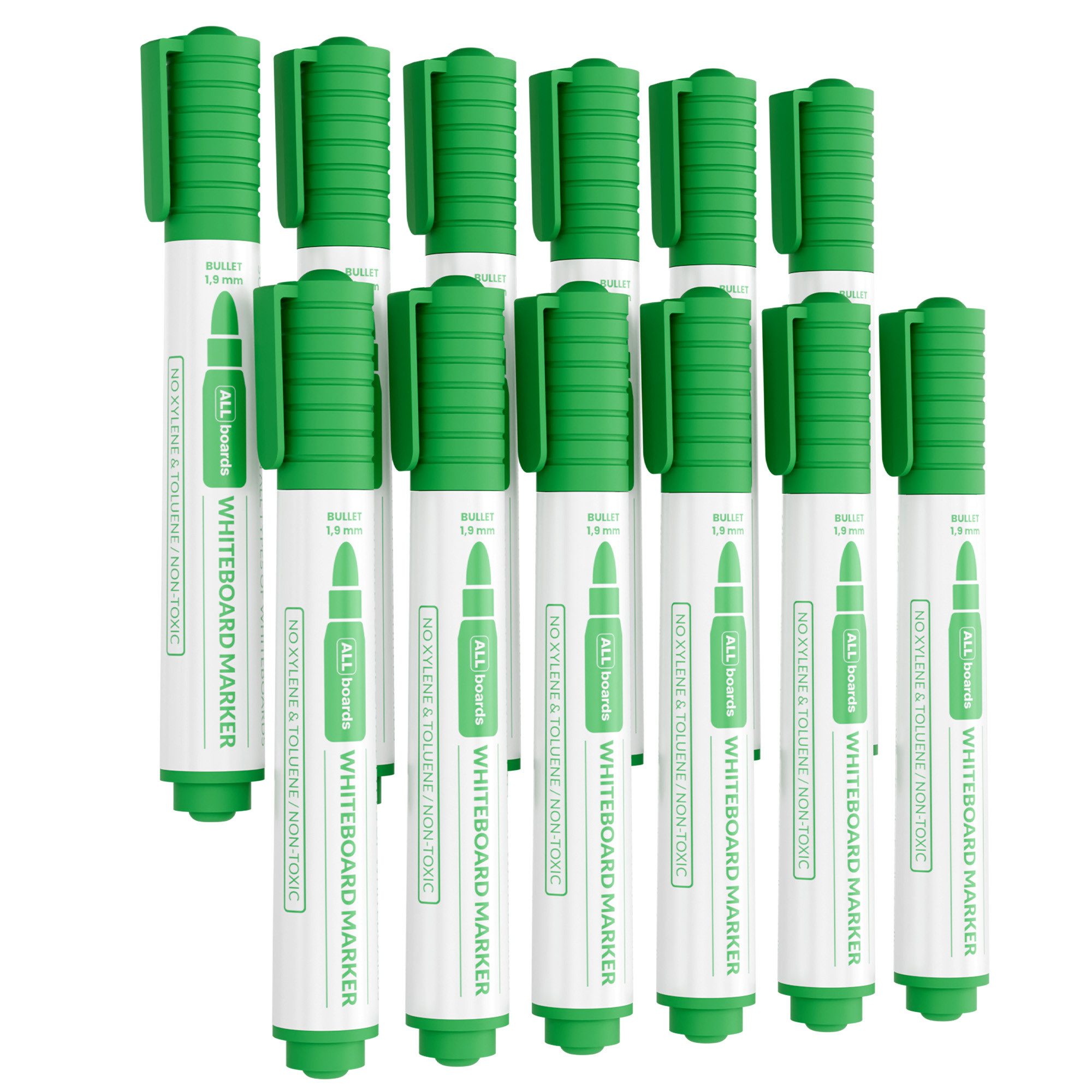 ALLboards Whiteboard Marker ALLboards Whiteboard-Marker-Set – 12 Stück
